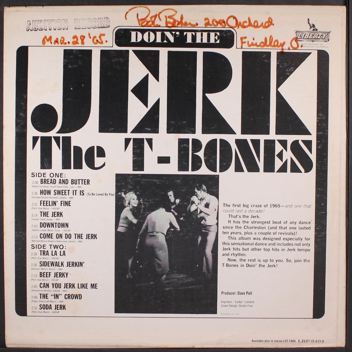 doin' the jerk by T-BONES