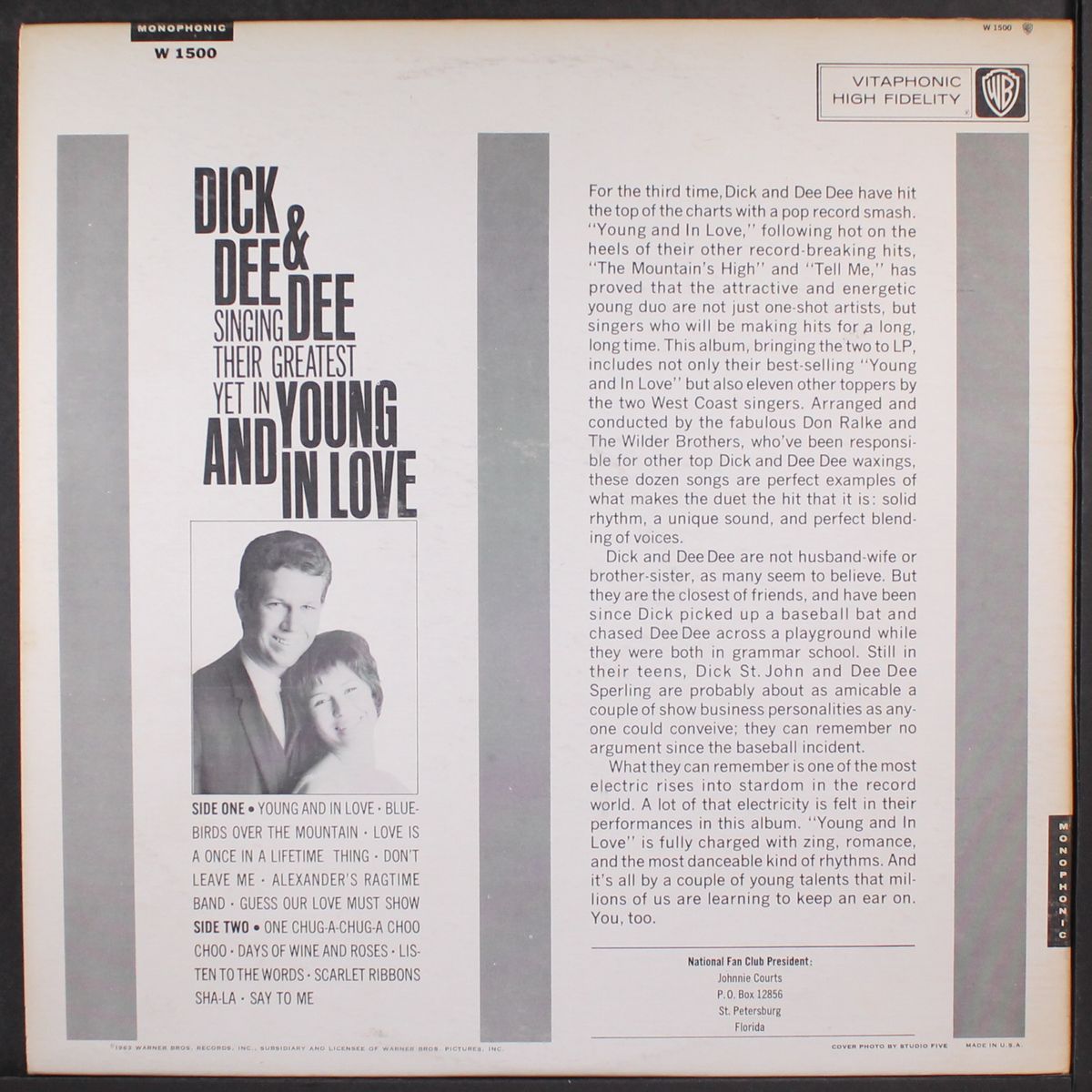 young and in love by DICK & DEE DEE
