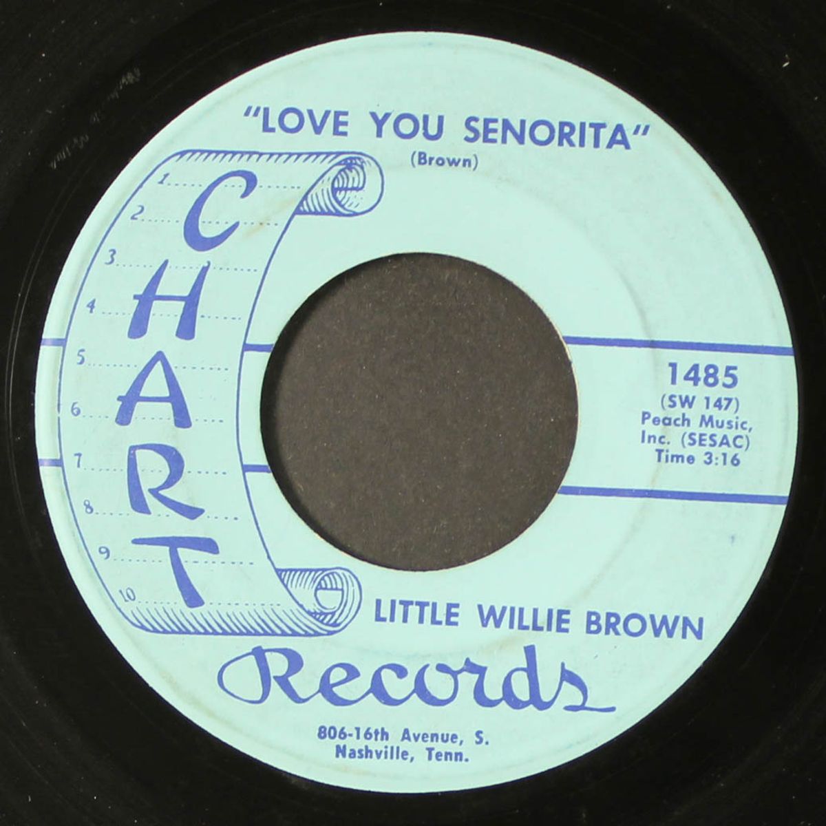 love you senorita / things ain't what they used to be by LITTLE WILLIE BROWN