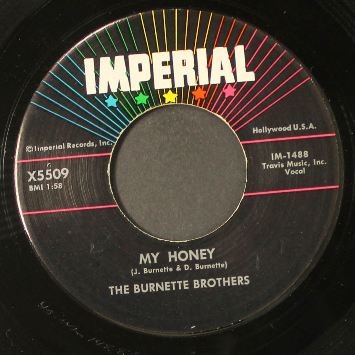 warm love / my honey by BURNETTE BROTHERS