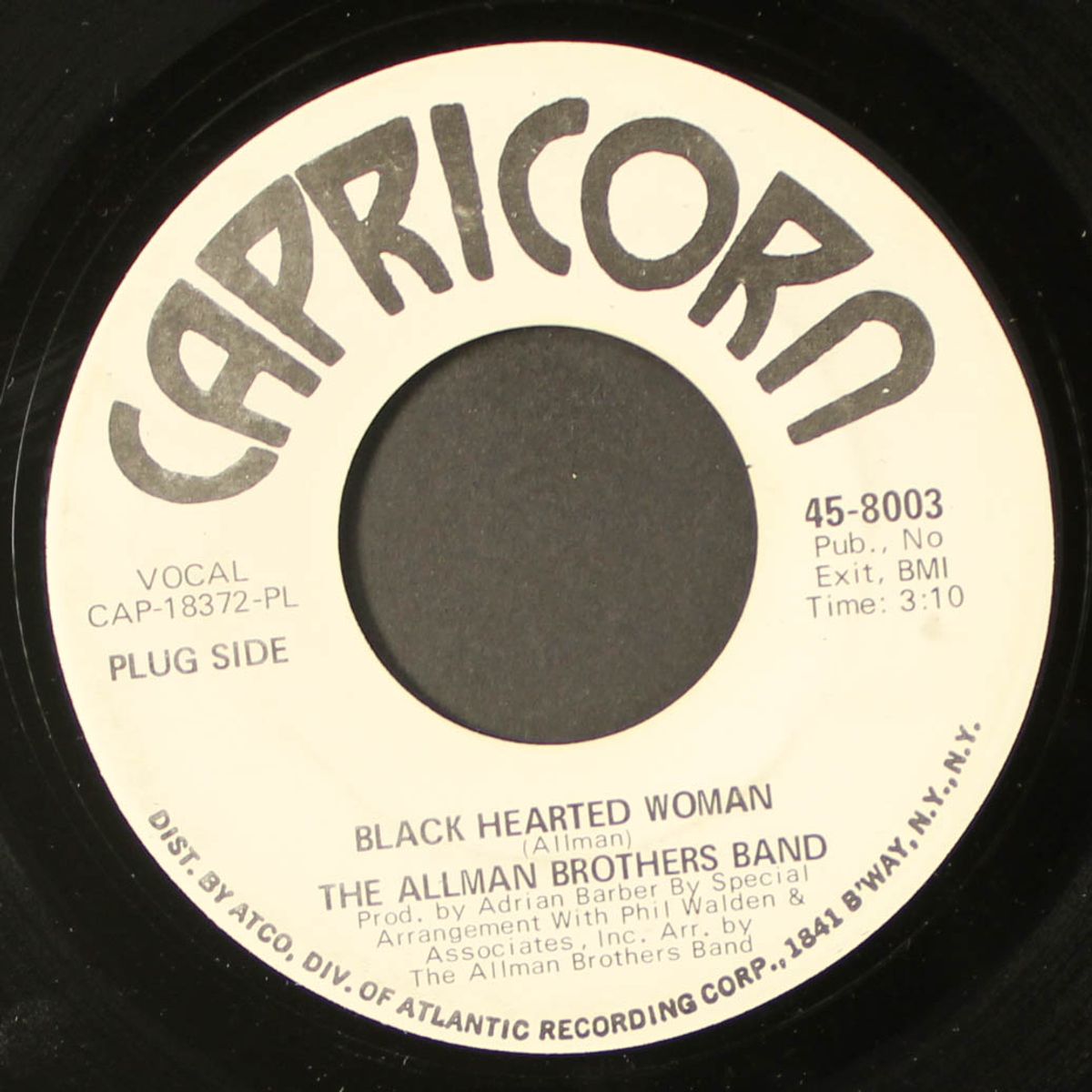 black hearted woman / every hungry woman by ALLMAN BROTHERS BAND