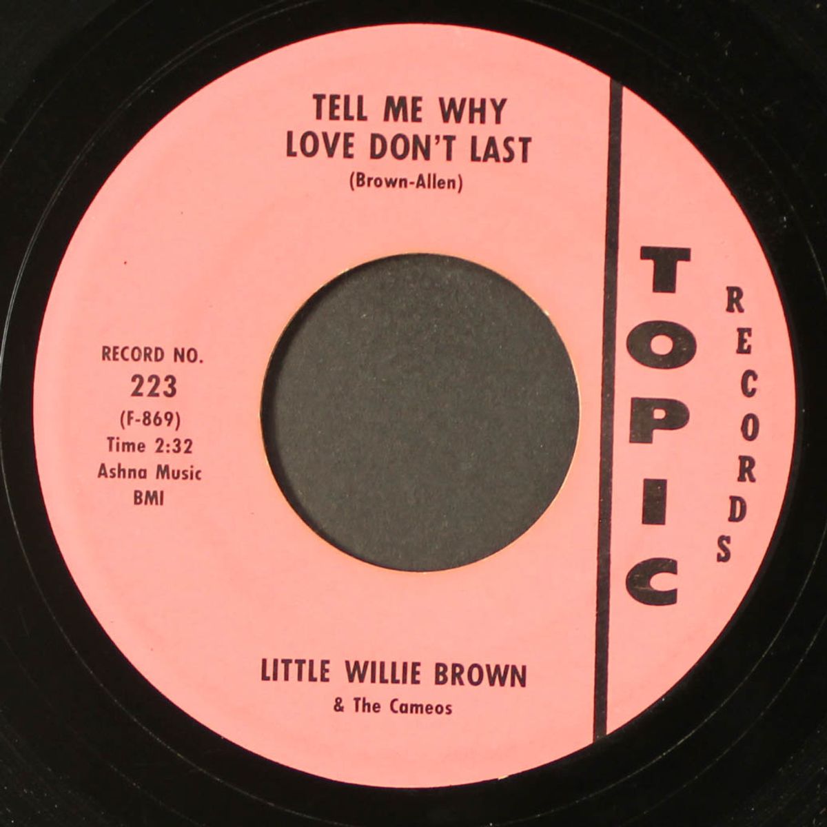 tell me why love don't last / do it like that by LITTLE WILLIE BROWN