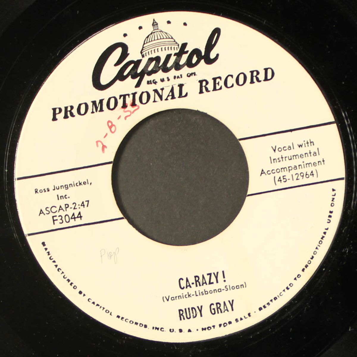 you better believe it / ca-razy! by RUDY GRAY