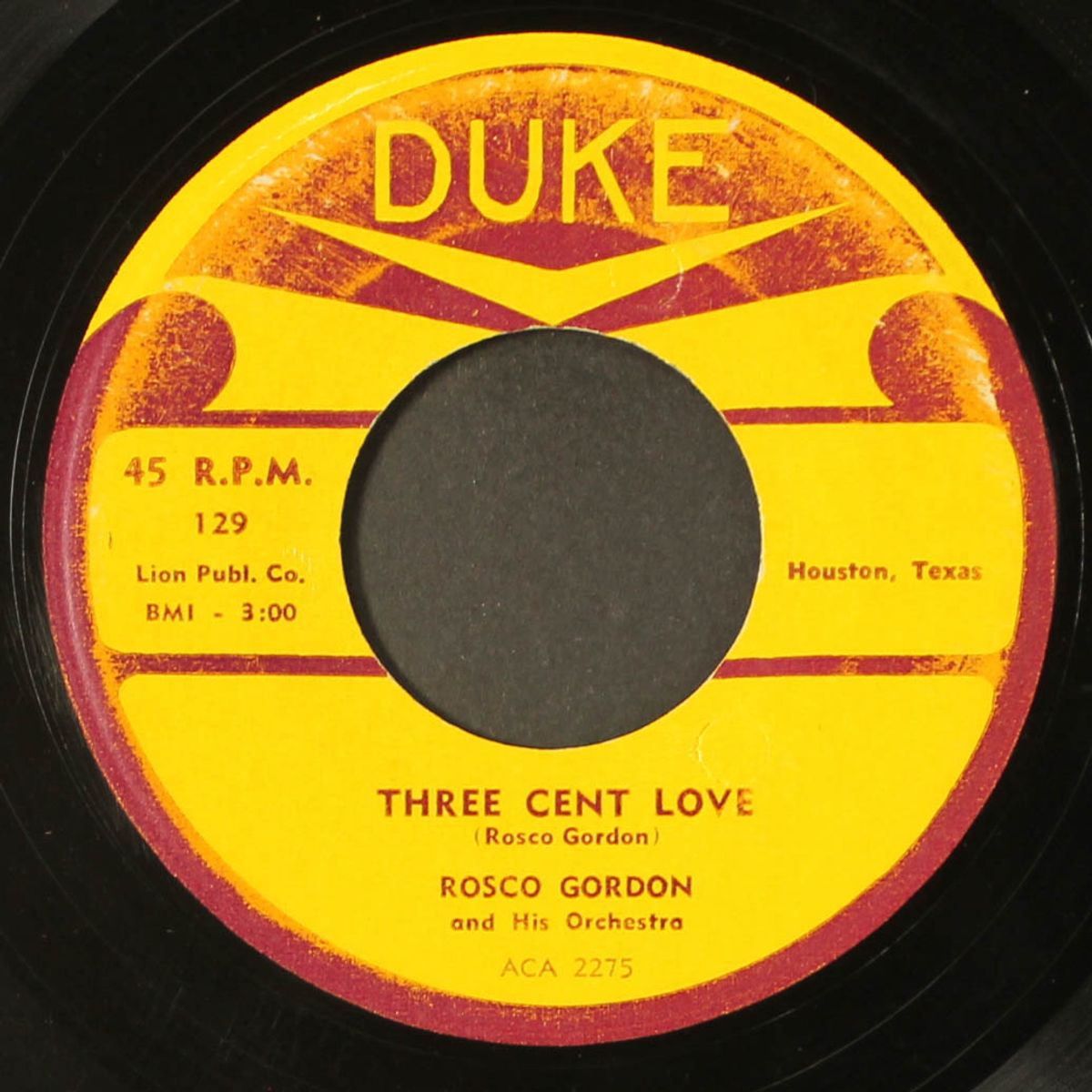 you figure it out / three cent love by ROSCO GORDON