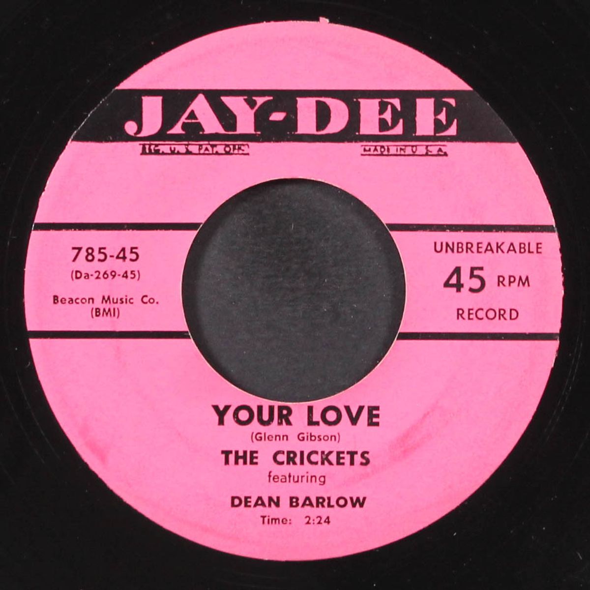 changing partners / your love by CRICKETS