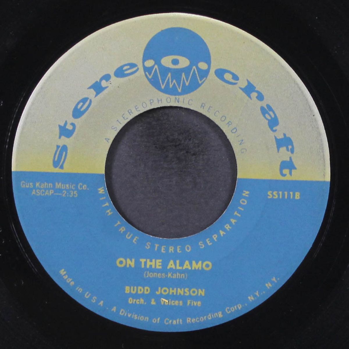 you're driving me crazy / on the alamo by BUDD JOHNSON & VOICES FIVE