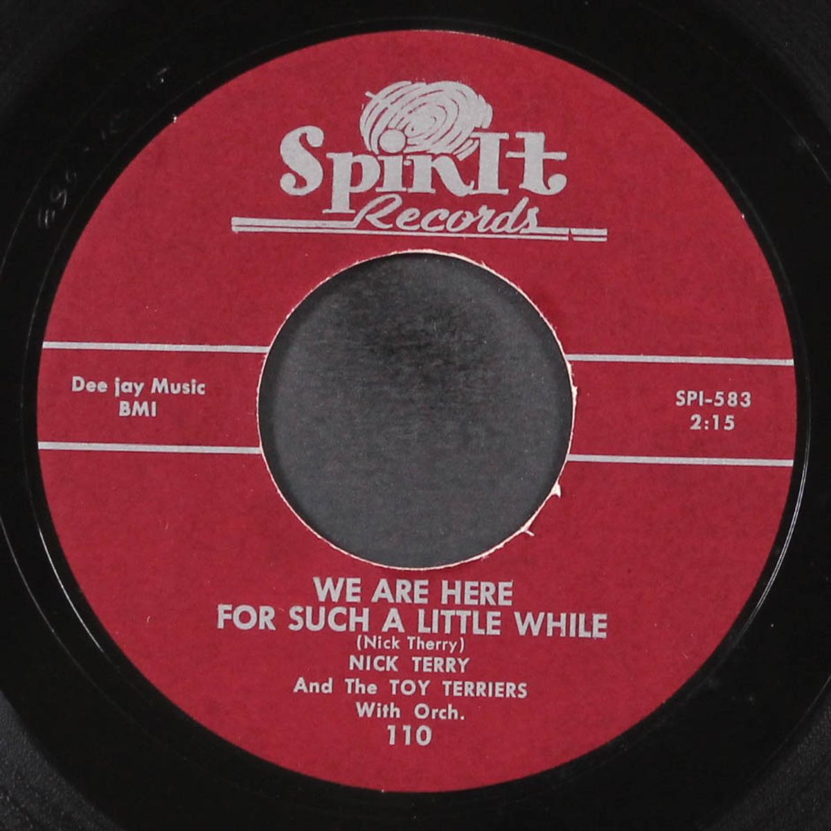 one little heart / we are here for such a little while by NICK TERRY & TOY TERRIERS