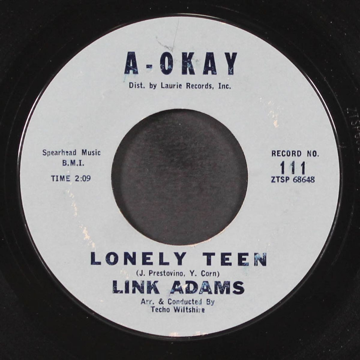 angel or not / lonely teen by LINK ADAMS
