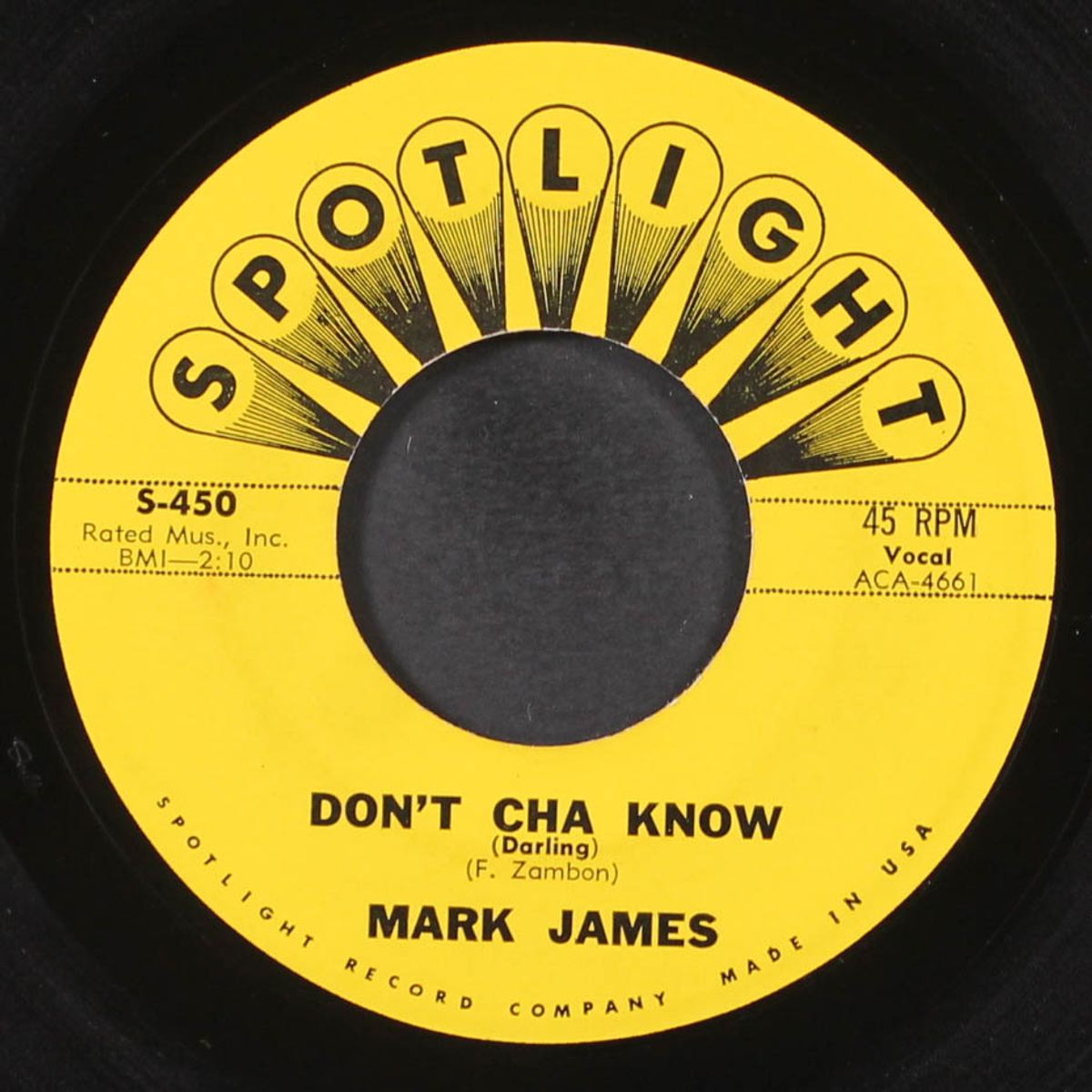 don't cha know / writing this letter by MARK JAMES