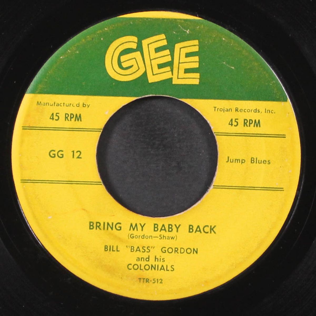 two loves have i / bring my baby back by BILL GORDON & COLONIALS