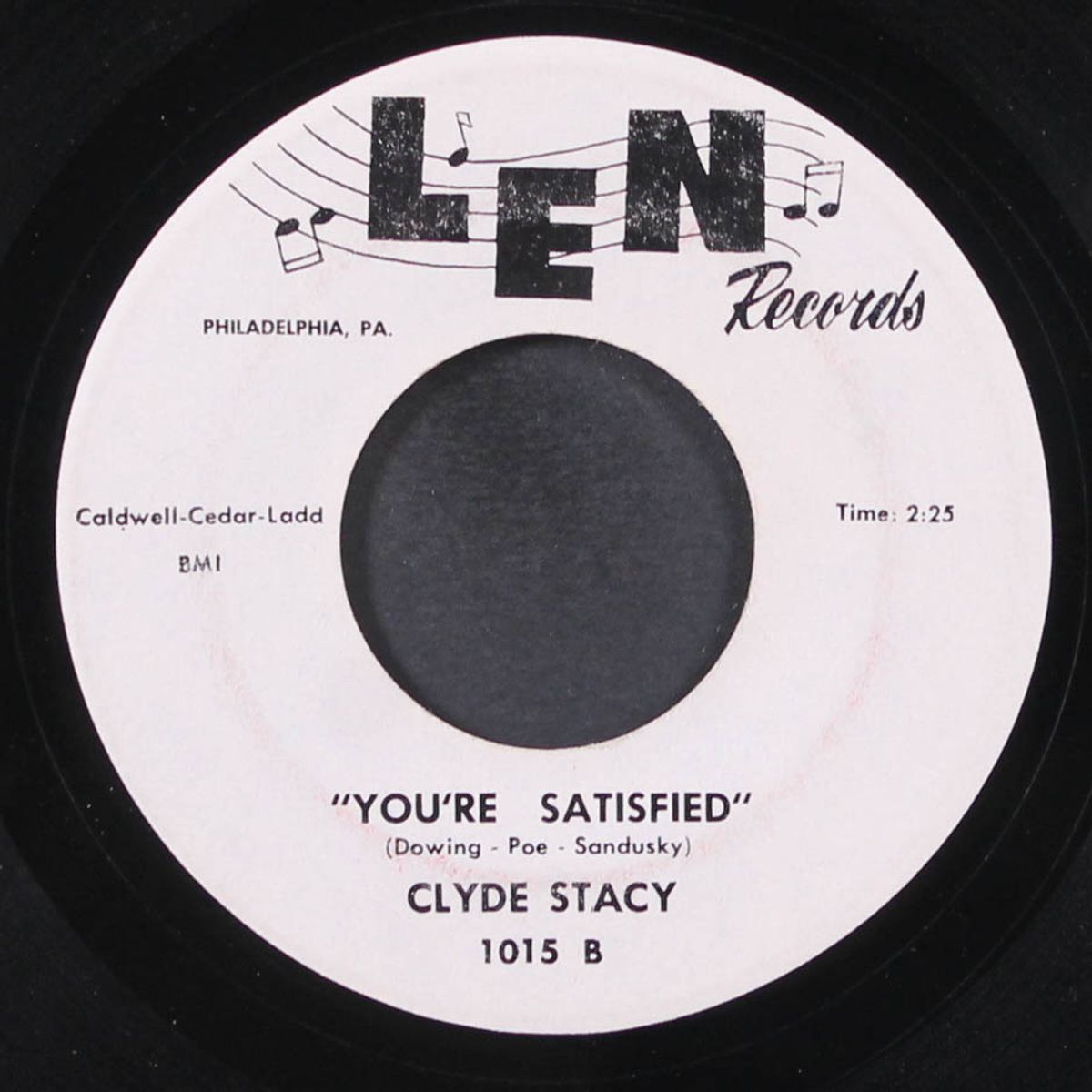 sit'in down crying / you're satisfied by CLYDE STACY