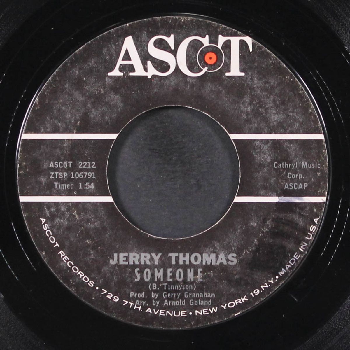 someone / it's so strange by JERRY THOMAS