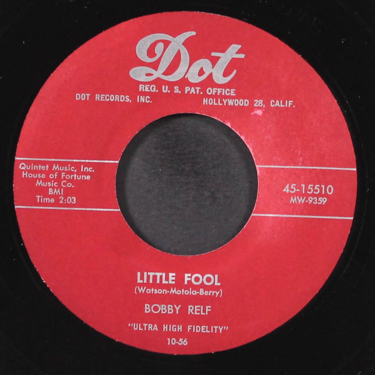 little fool / i'm not afraid by BOBBY RELF & GROUP