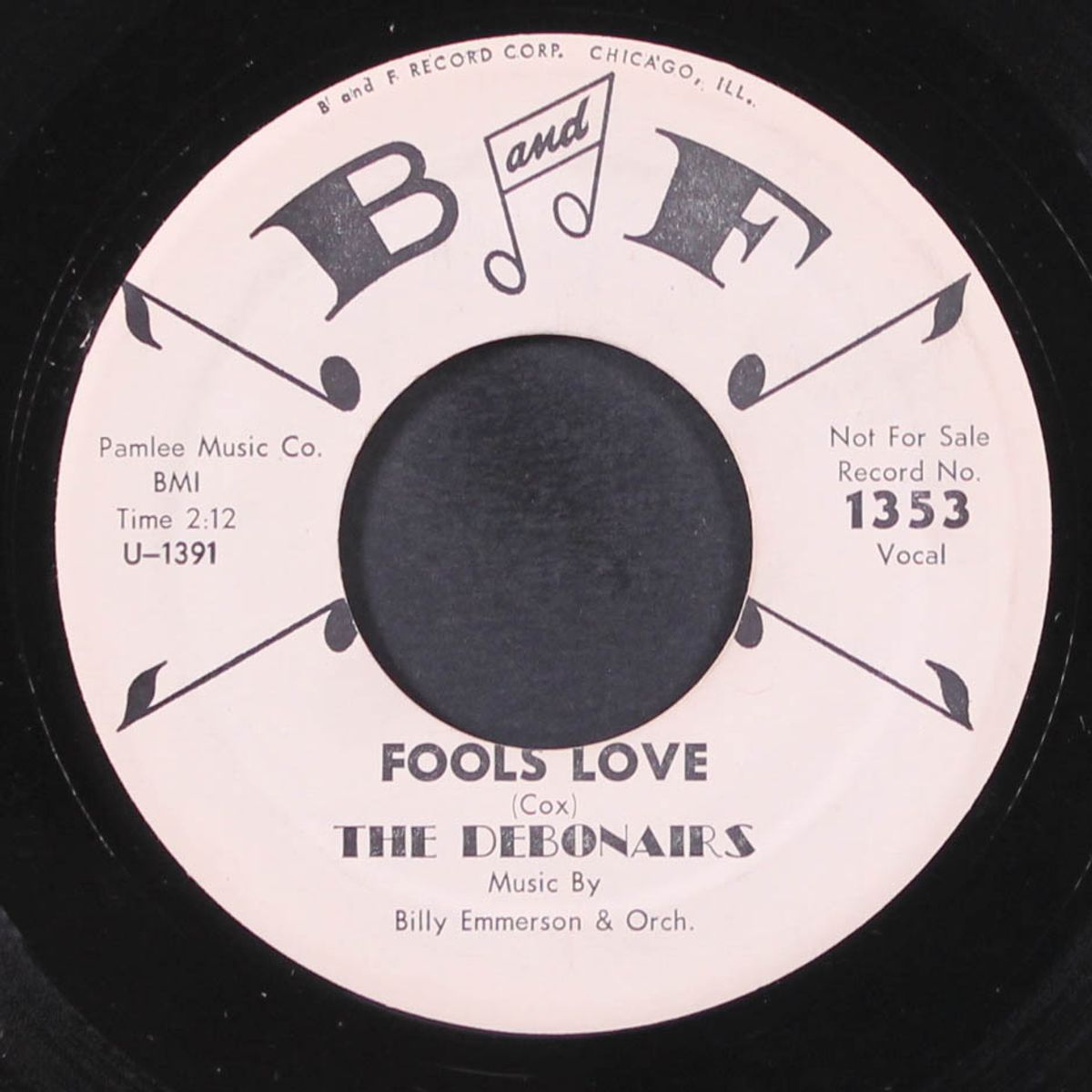 fools love / ah-la-la by DEBONAIRS