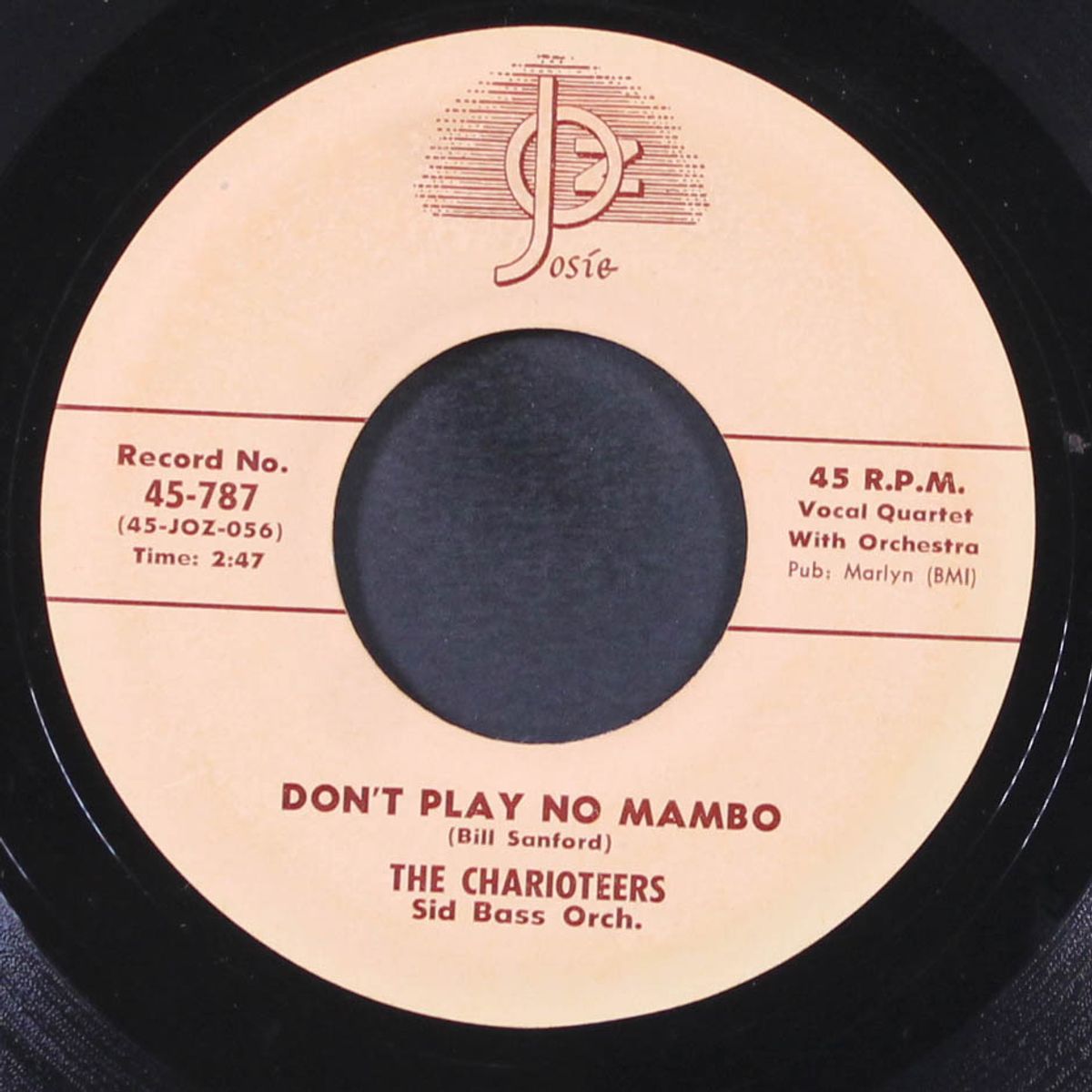 i've got my heart on my sleeve / don't play no mambo by CHARIOTEERS