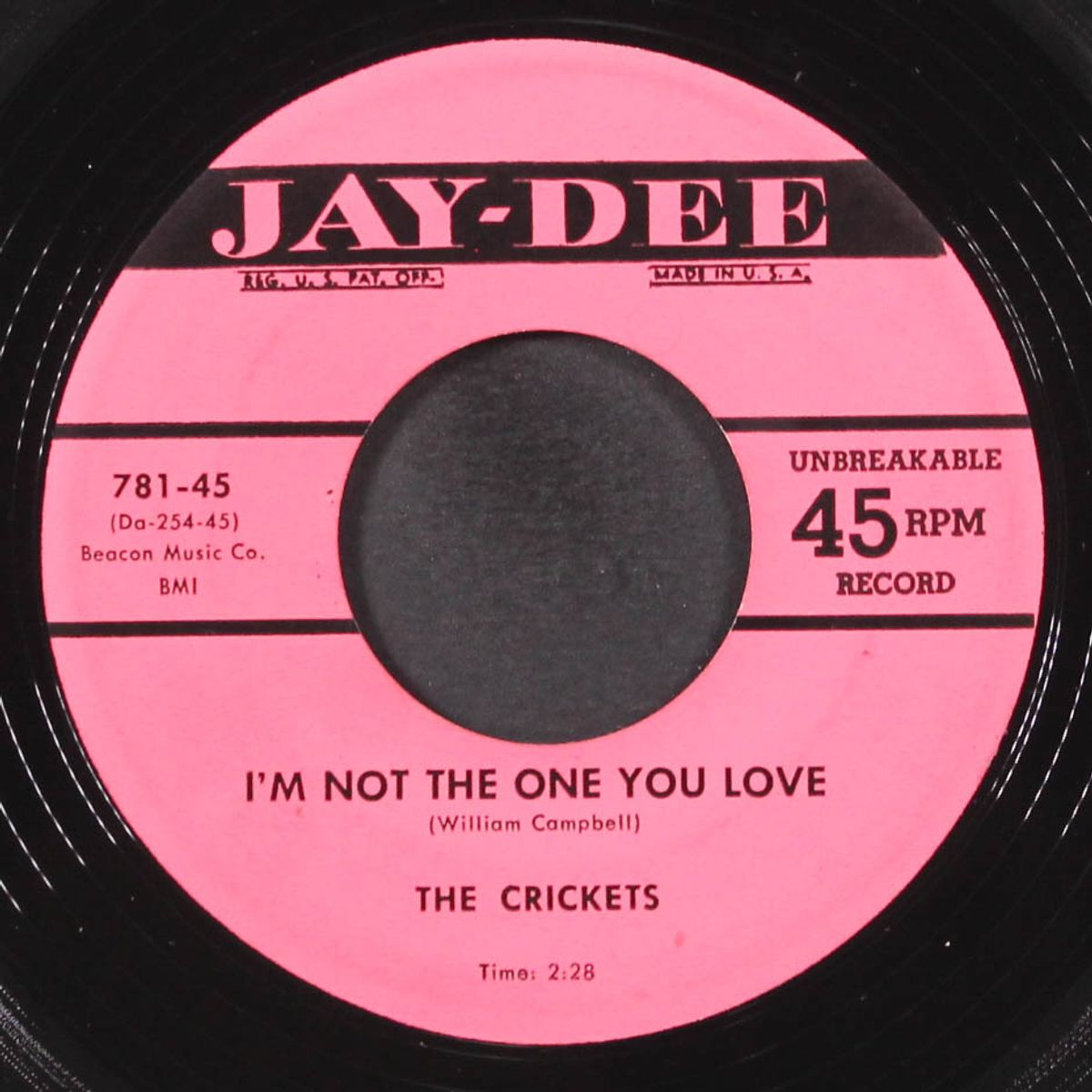 i'm not the one you love / fine as wine by CRICKETS