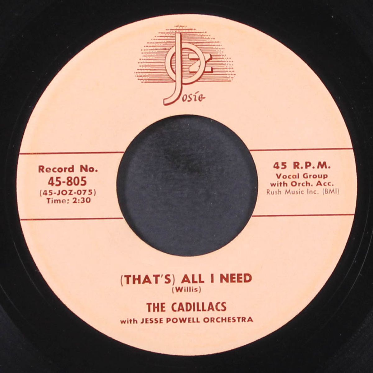 the girl i love / that's all i need by CADILLACS