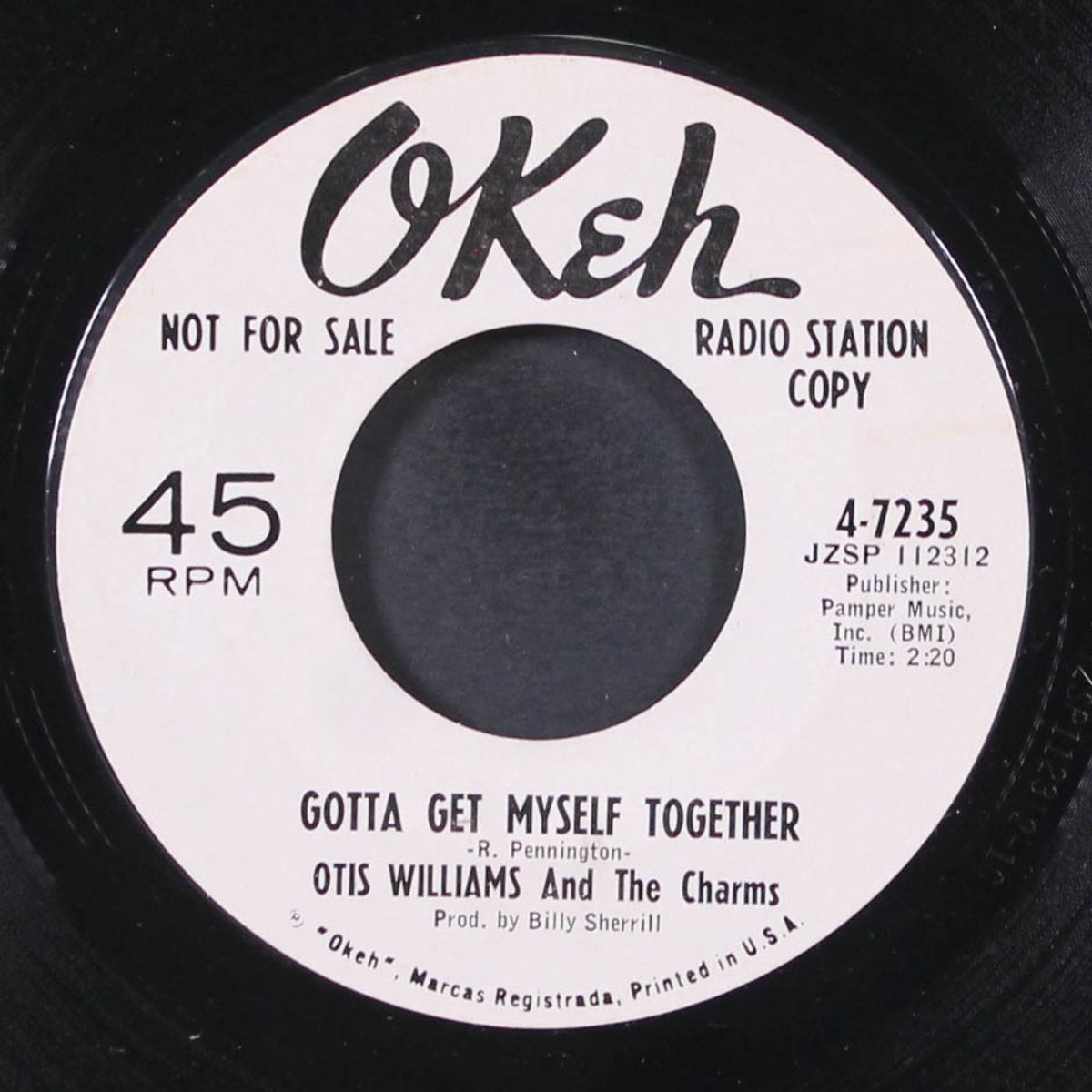 gotta get myself together / i fall to pieces by OTIS WILLIAMS & CHARMS