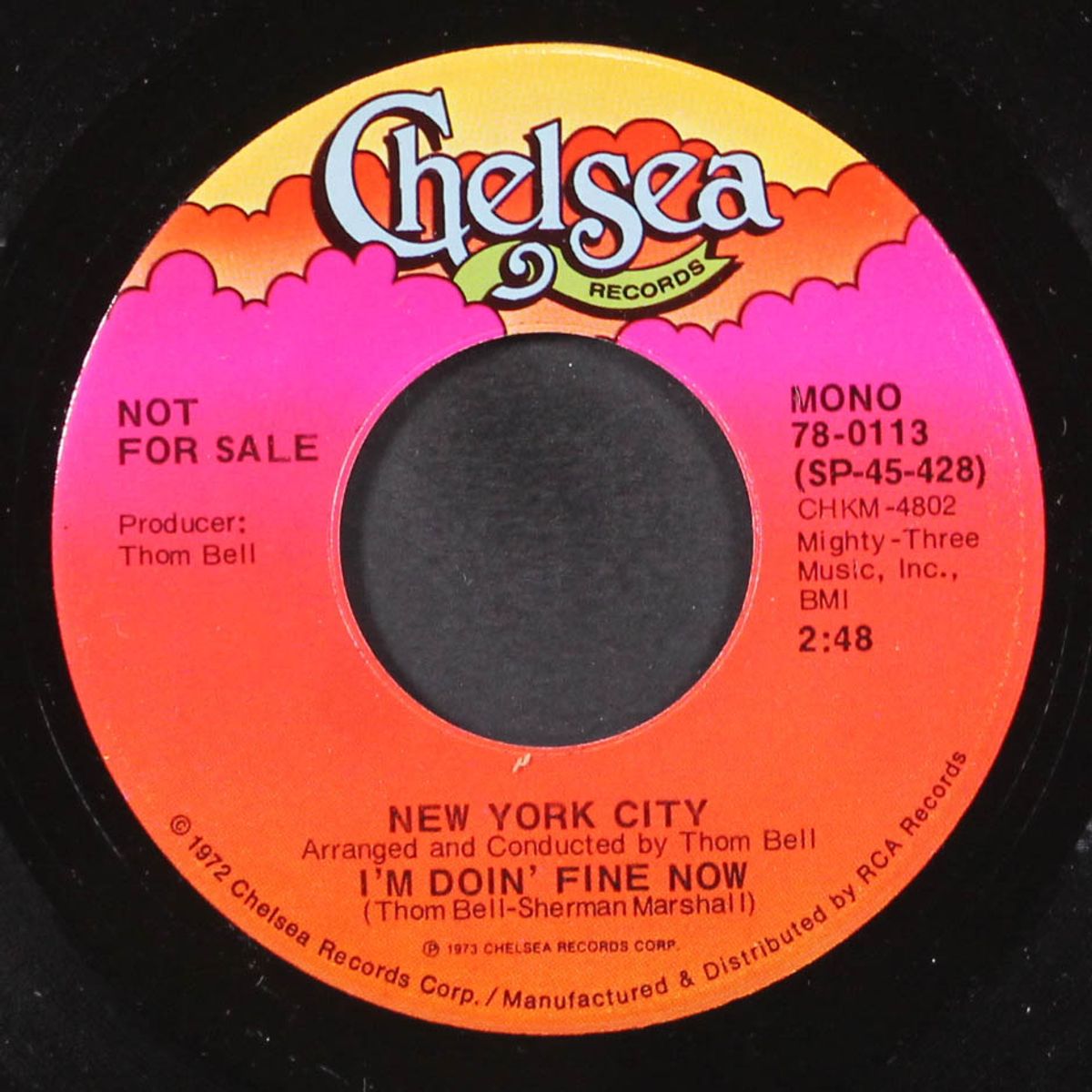 i'm doin' fine now / ain't it so by NEW YORK CITY