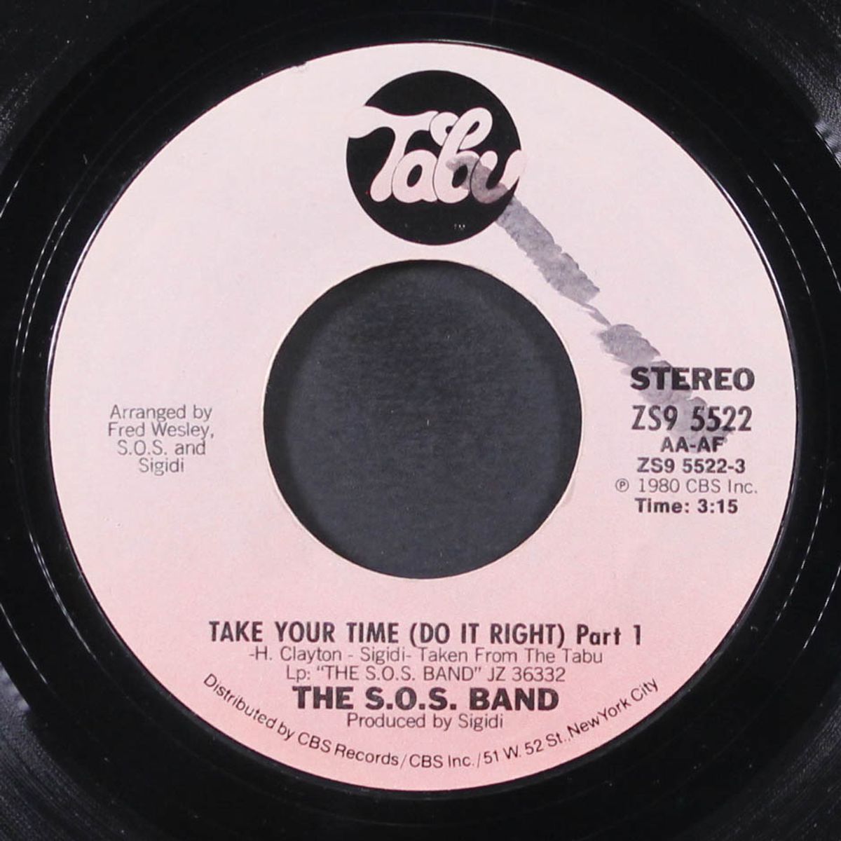 take your time (do it right) / part 2 by S.O.S. BAND