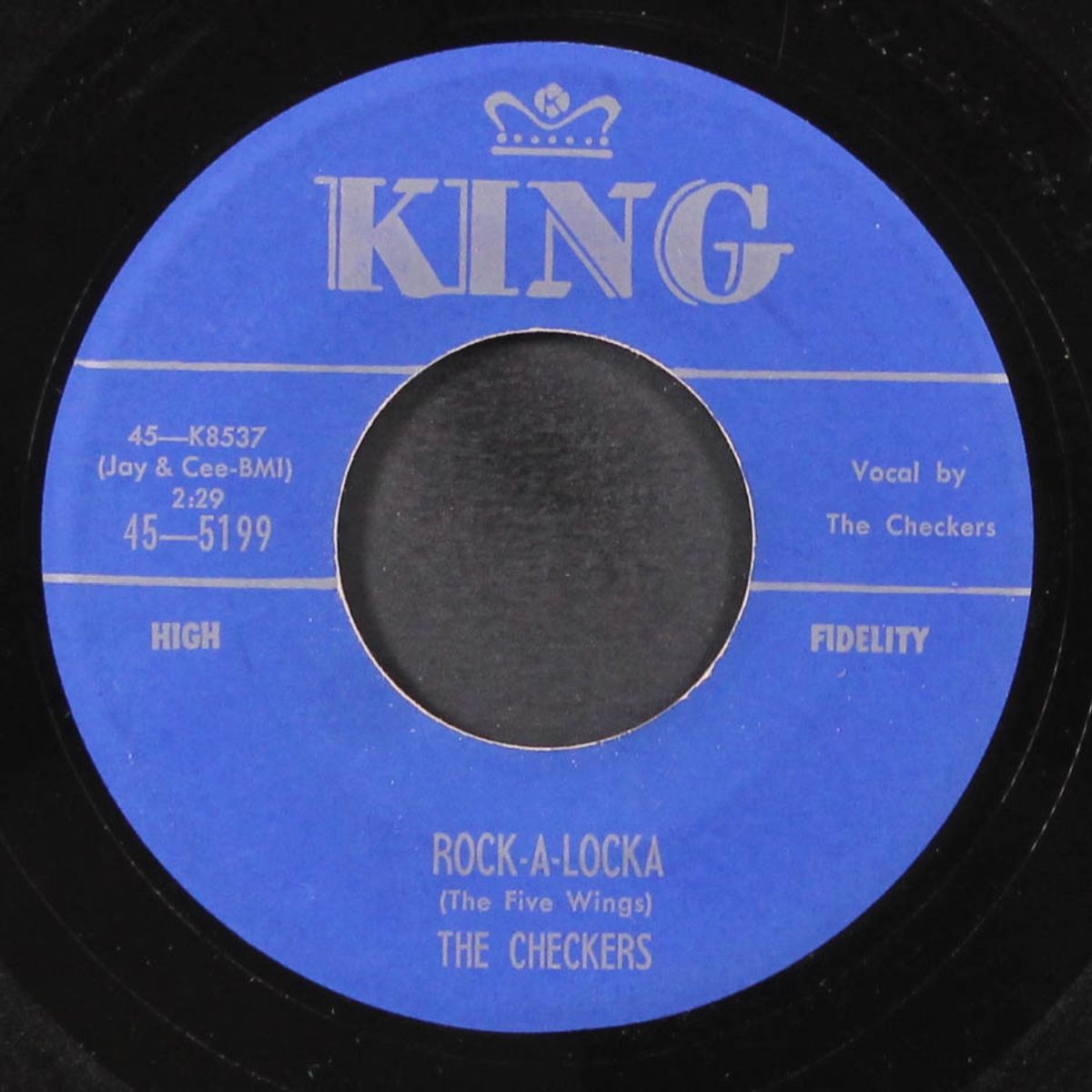 teardrops are falling / rock-a-locka by CHECKERS