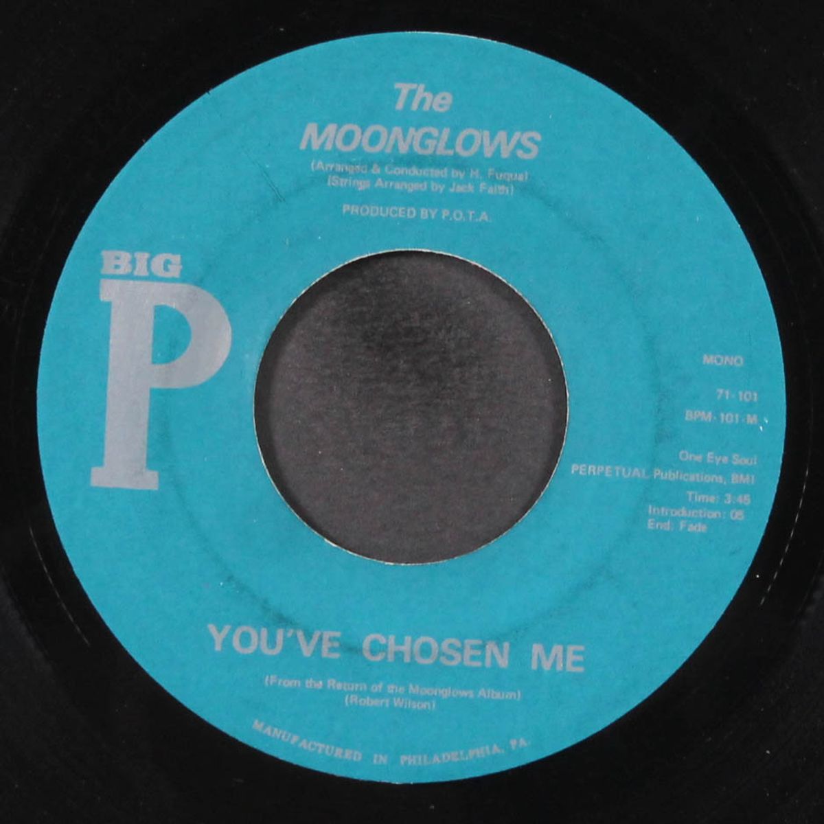 sincerely "72" / you've chosen me by MOONGLOWS