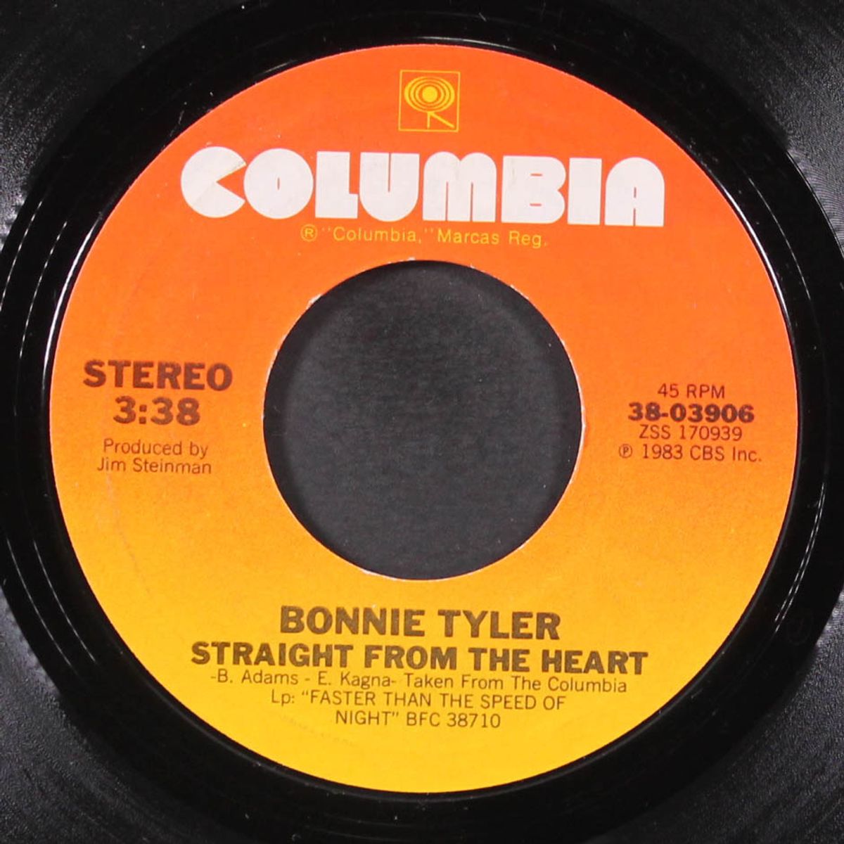 total eclipse of the heart / straight from the heart by BONNIE TYLER
