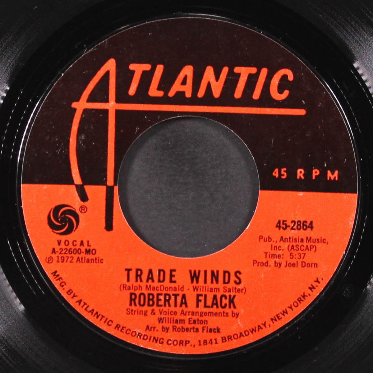 the first time ever i saw your face / trade winds by ROBERTA FLACK