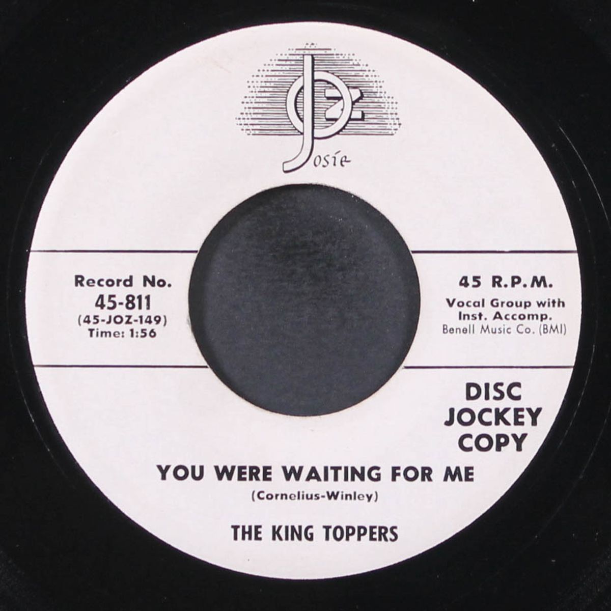 you were waiting for me / walkin' and talkin' the blues by KING TOPPERS