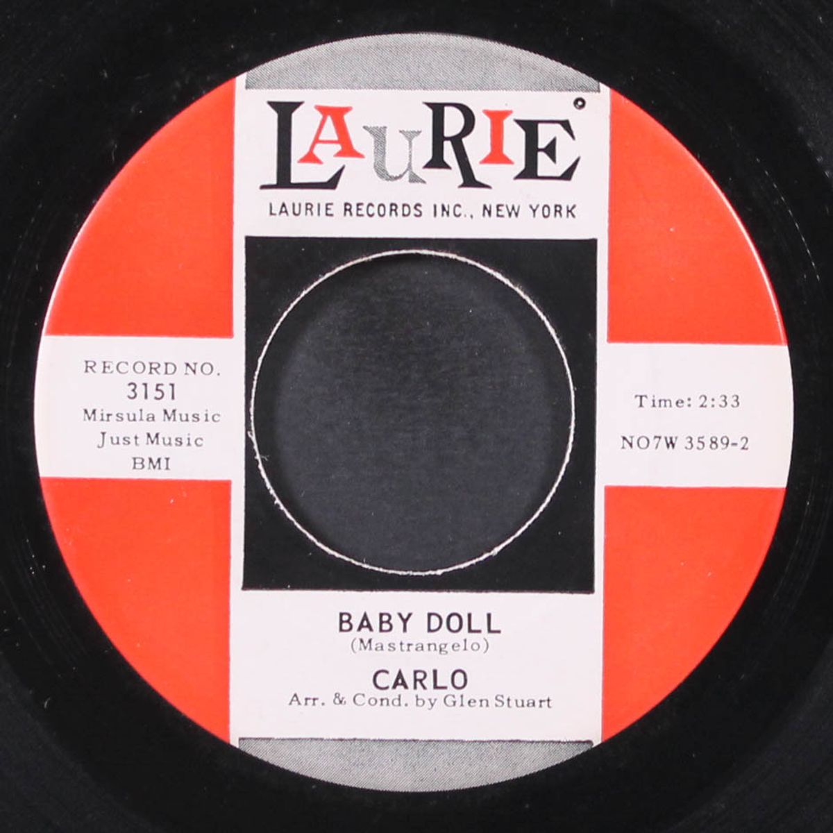 write me a letter / baby doll by CARLO & GROUP