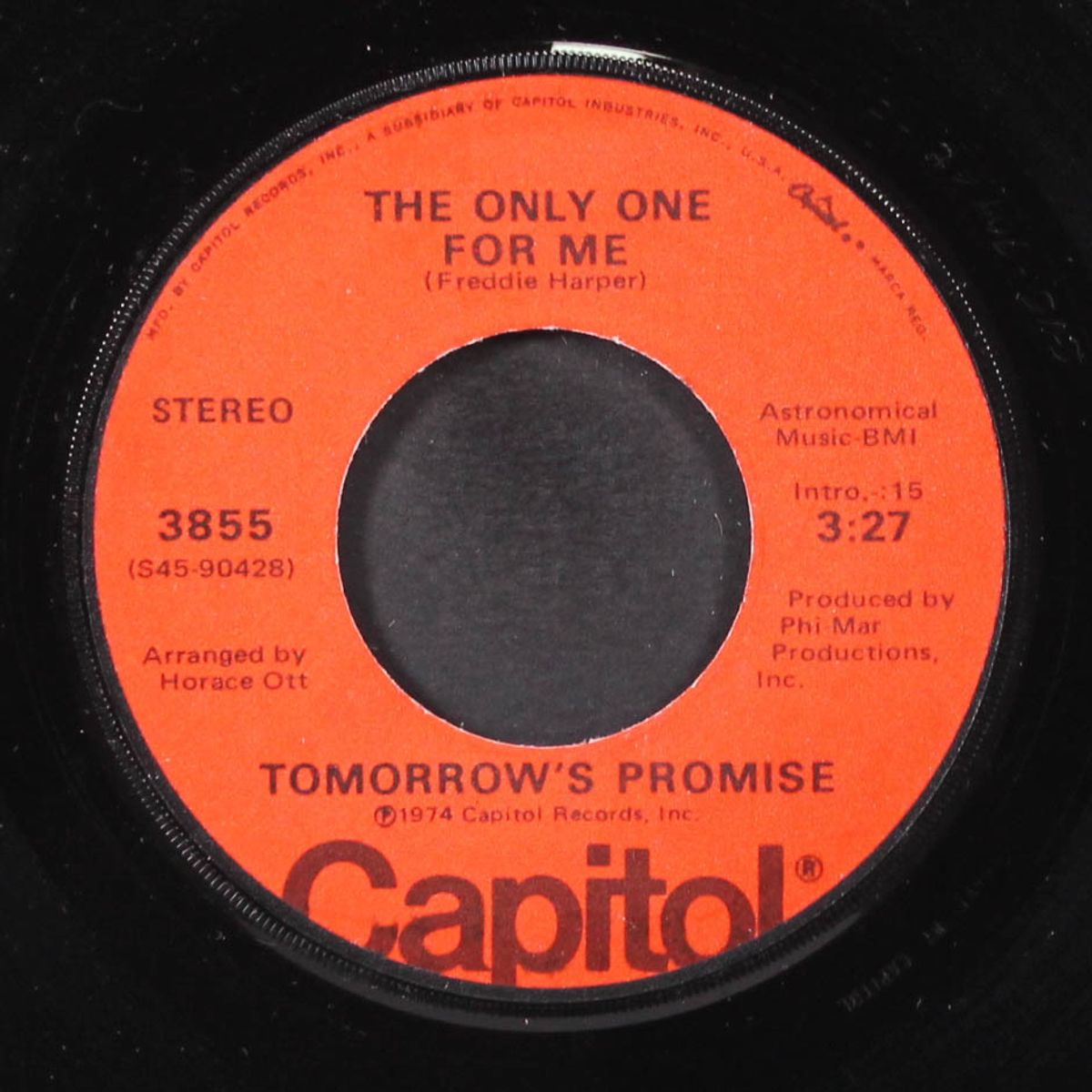 that's the way it will stay / the only one for me by TOMORROW'S PROMISE