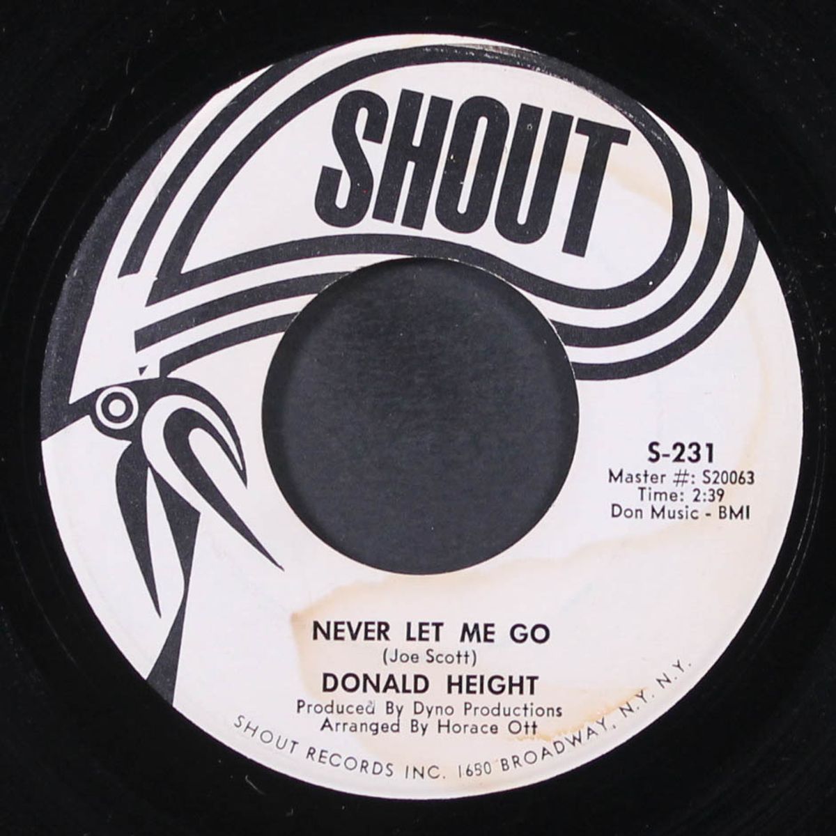 you've got to be a believer / never let me go by DONALD HEIGHT
