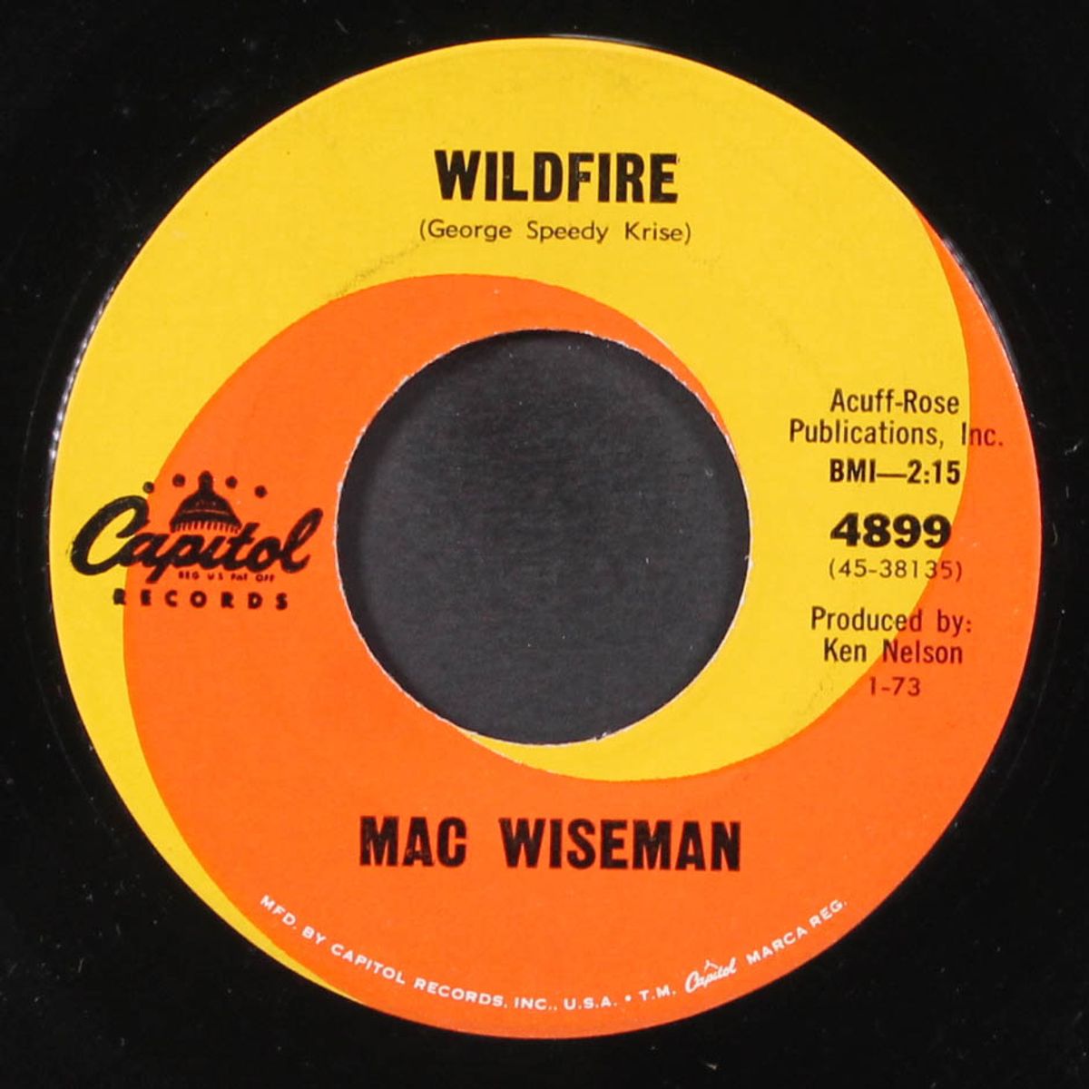 wildfire / i like good bluegrass music by MAC WISEMAN