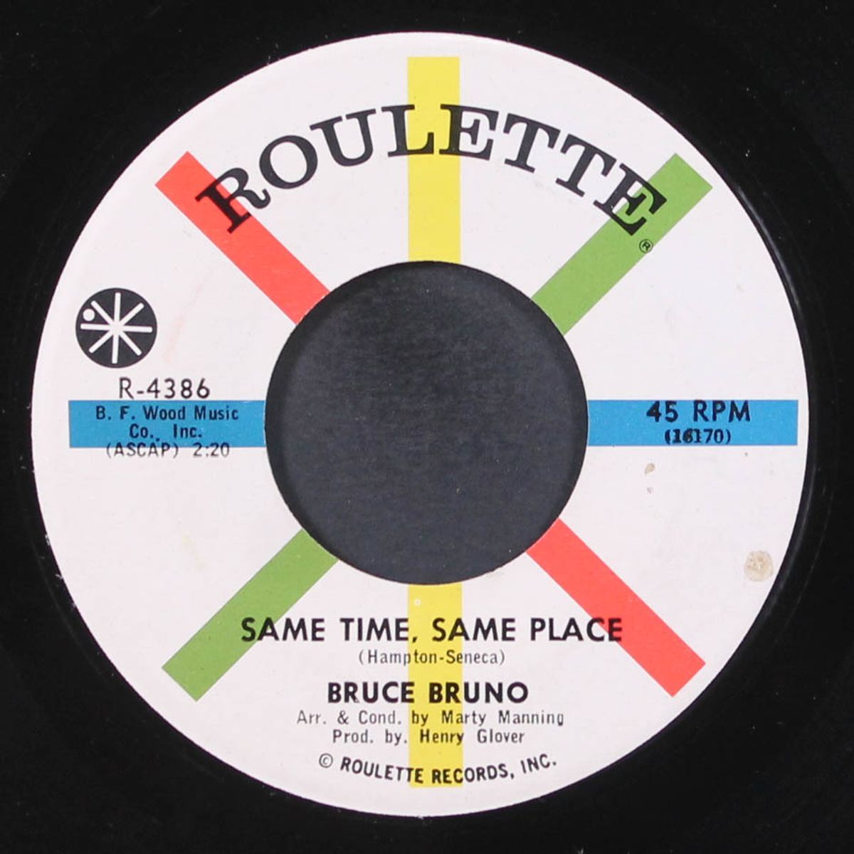 same time, same place / hey little one by BRUCE BRUNO