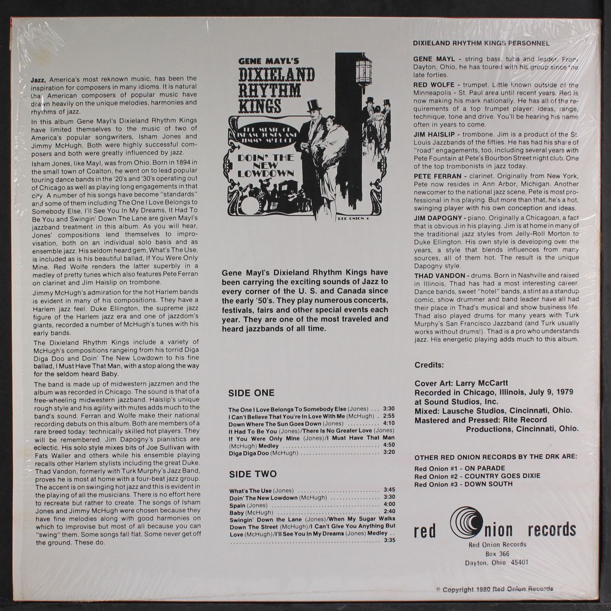 doin' the new lowdown by GENE MAYL'S DIXIELAND RHYTHM KINGS