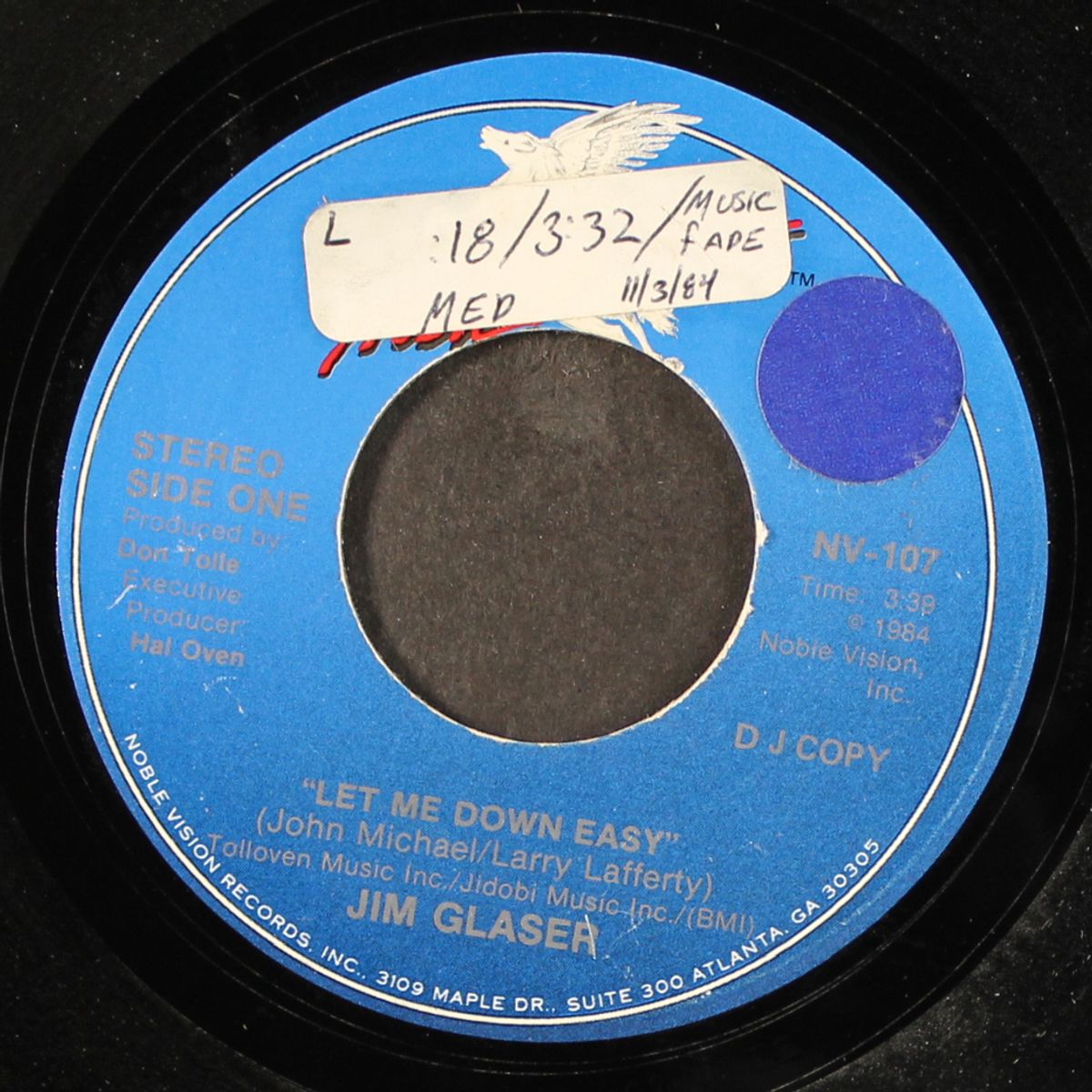 let me down easy / i'd love to see you by JIM GLASER