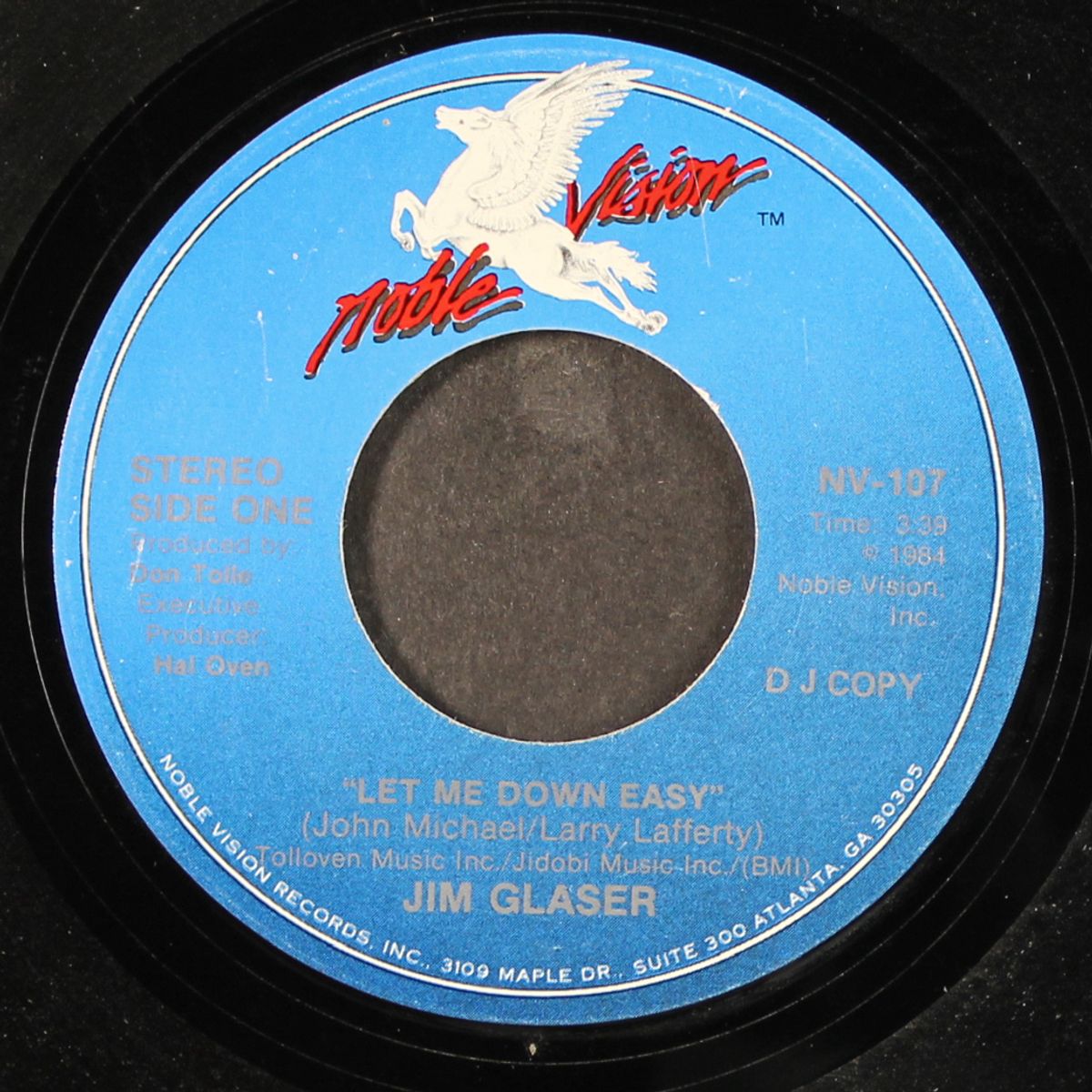 let me down easy / i'd love to see you by JIM GLASER