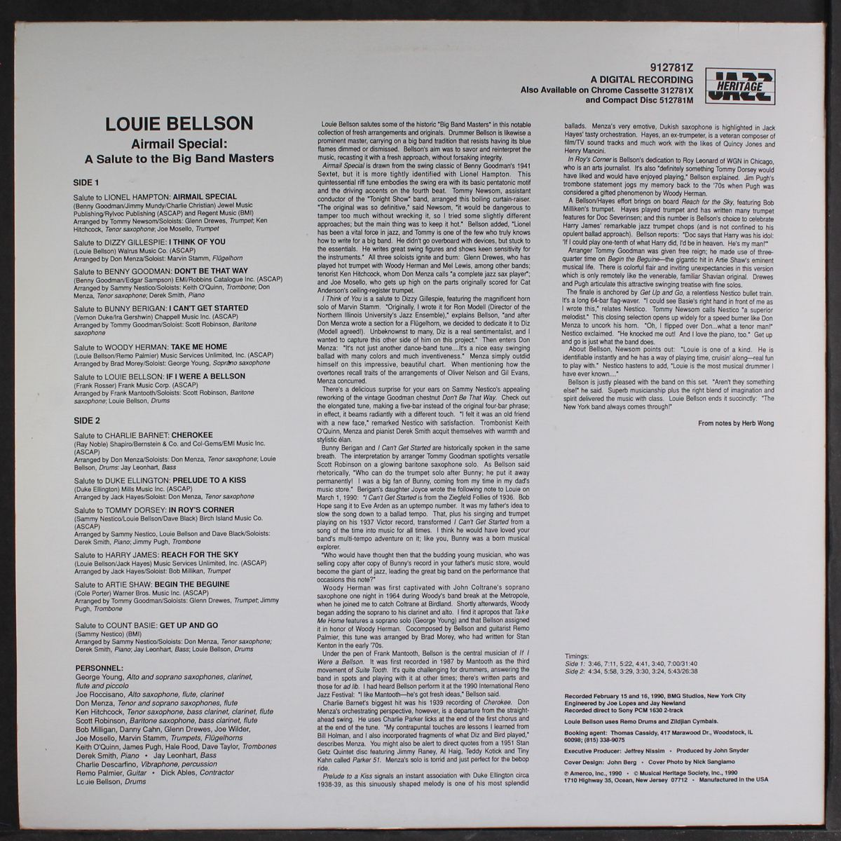 airmail special by LOUIE BELLSON