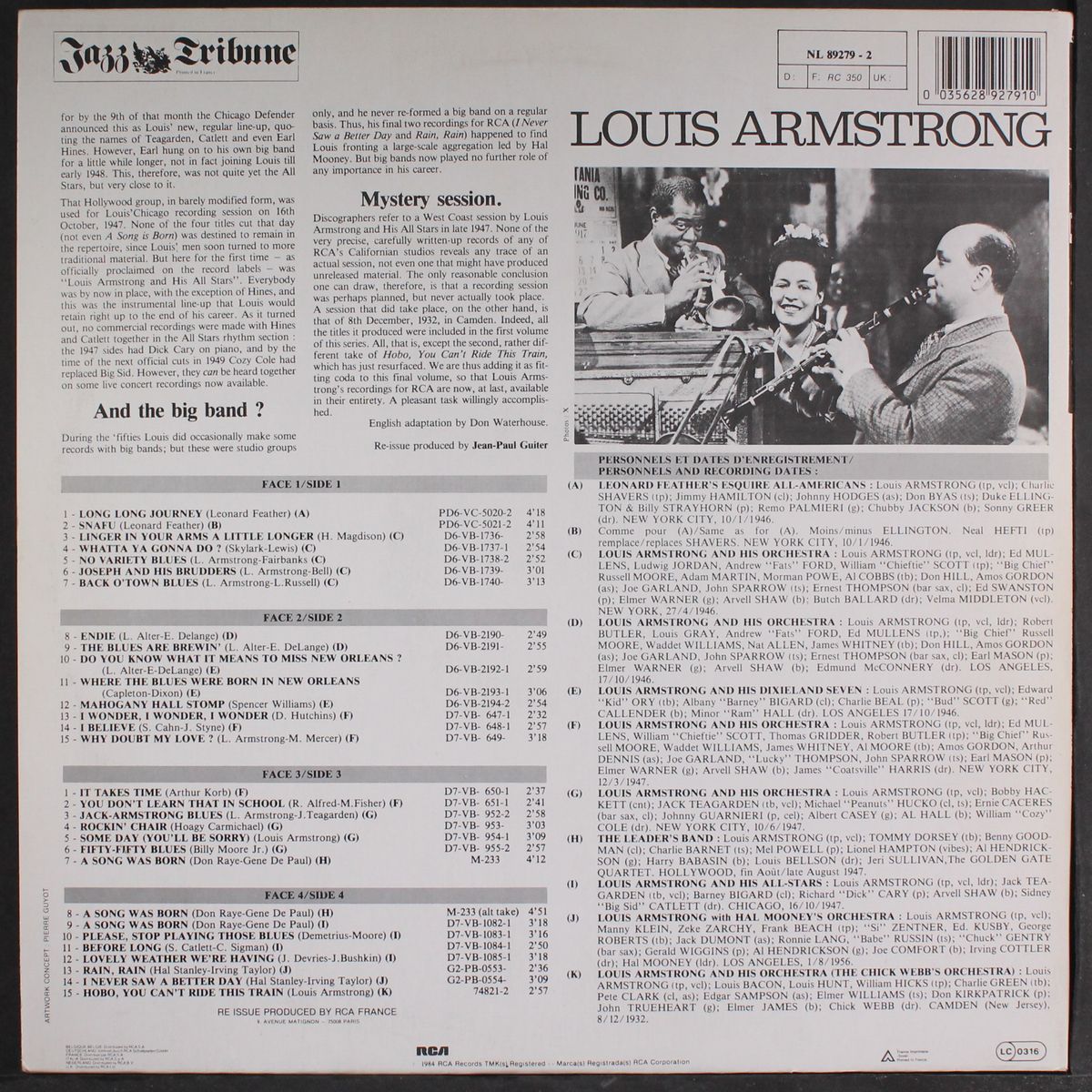 from the big band by LOUIS ARMSTRONG