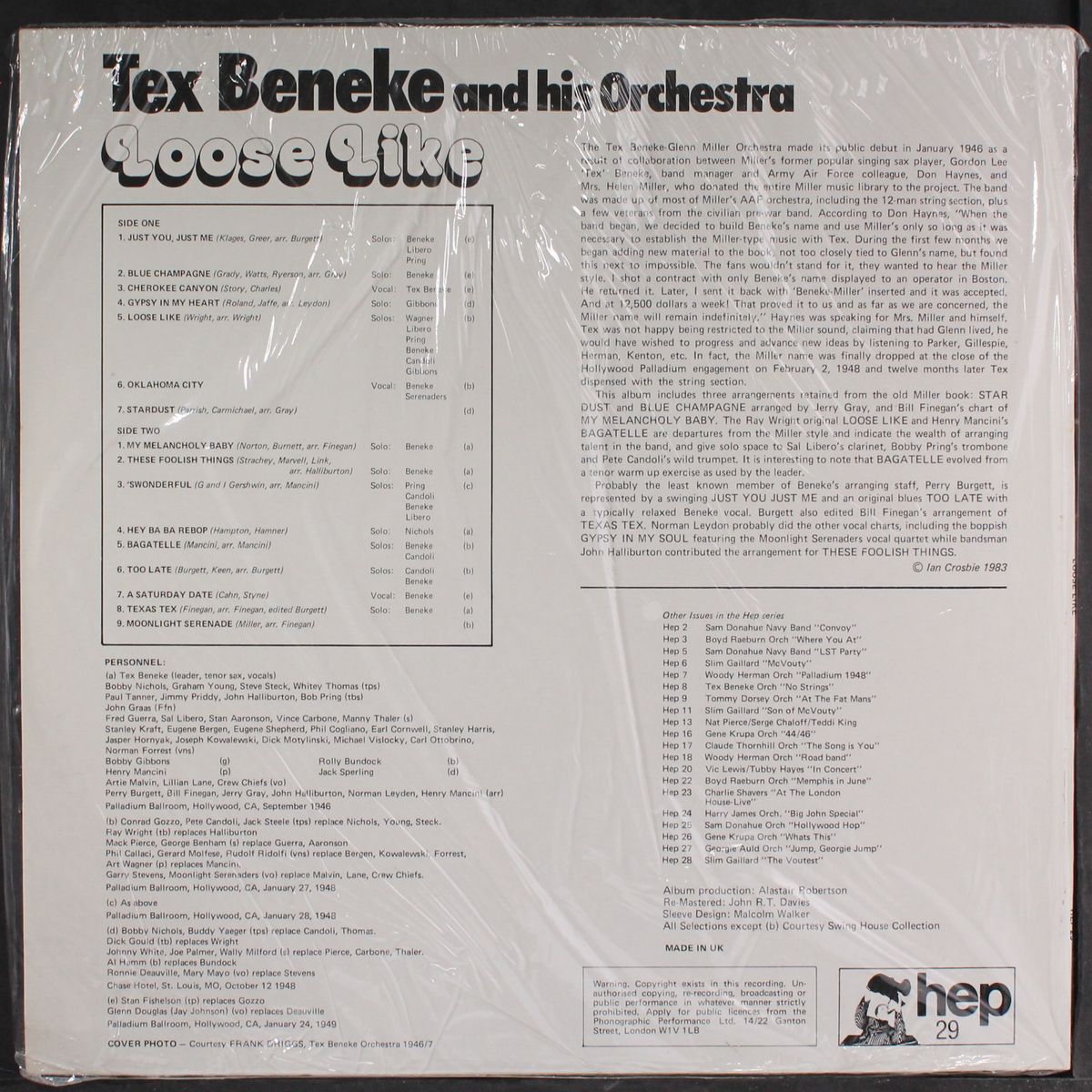 loose like by TEX BENEKE