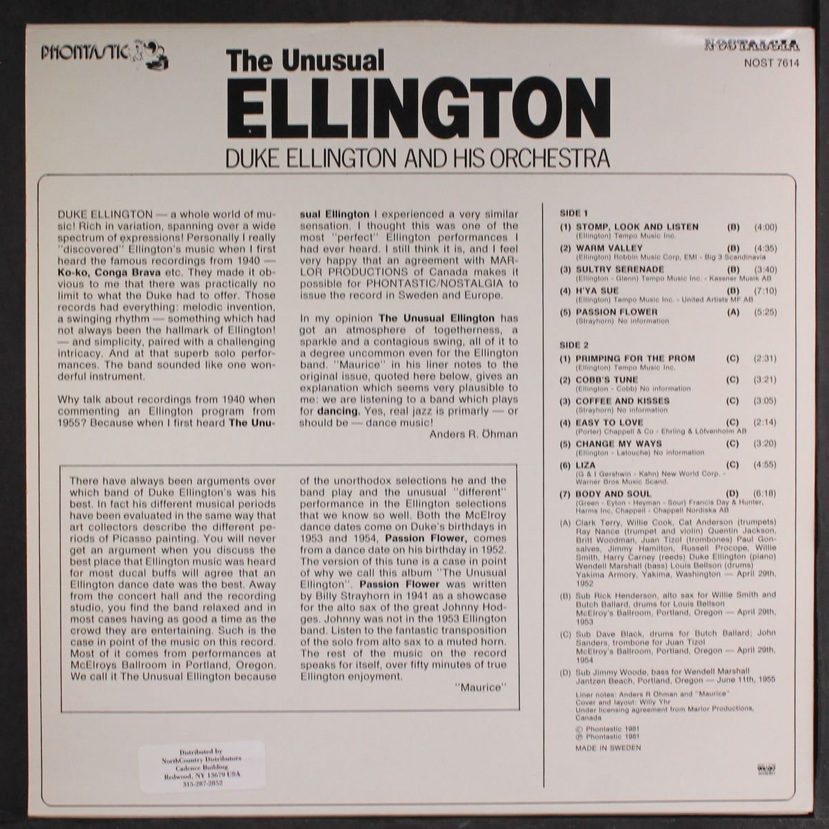 the unusual ellington by DUKE ELLINGTON