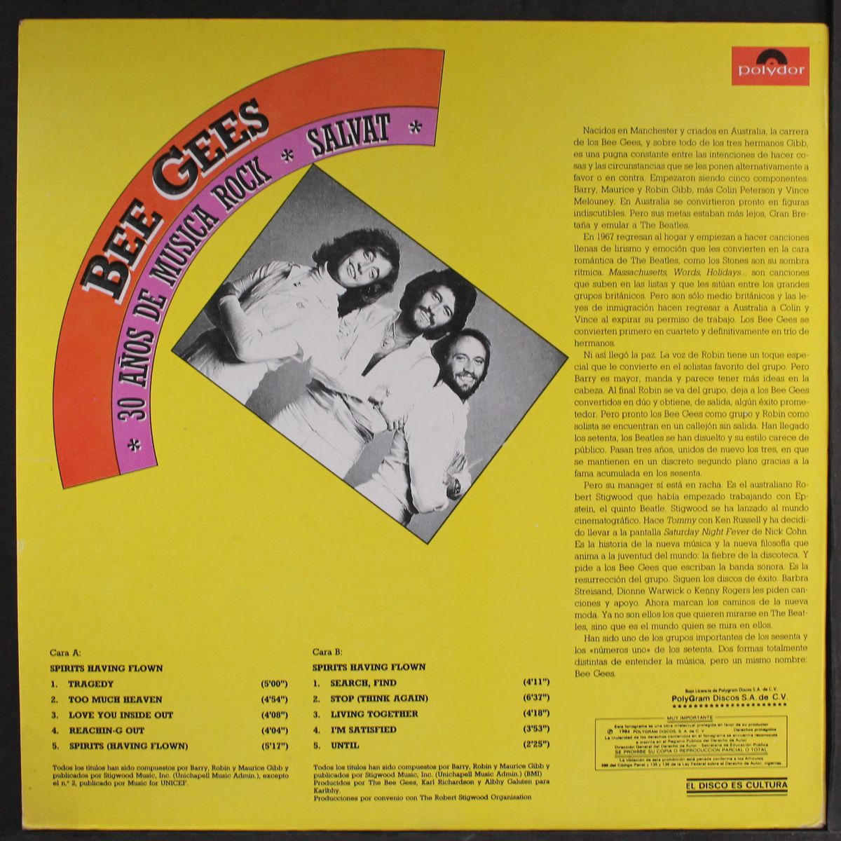 30 anos de music rock salvat by BEE GEES