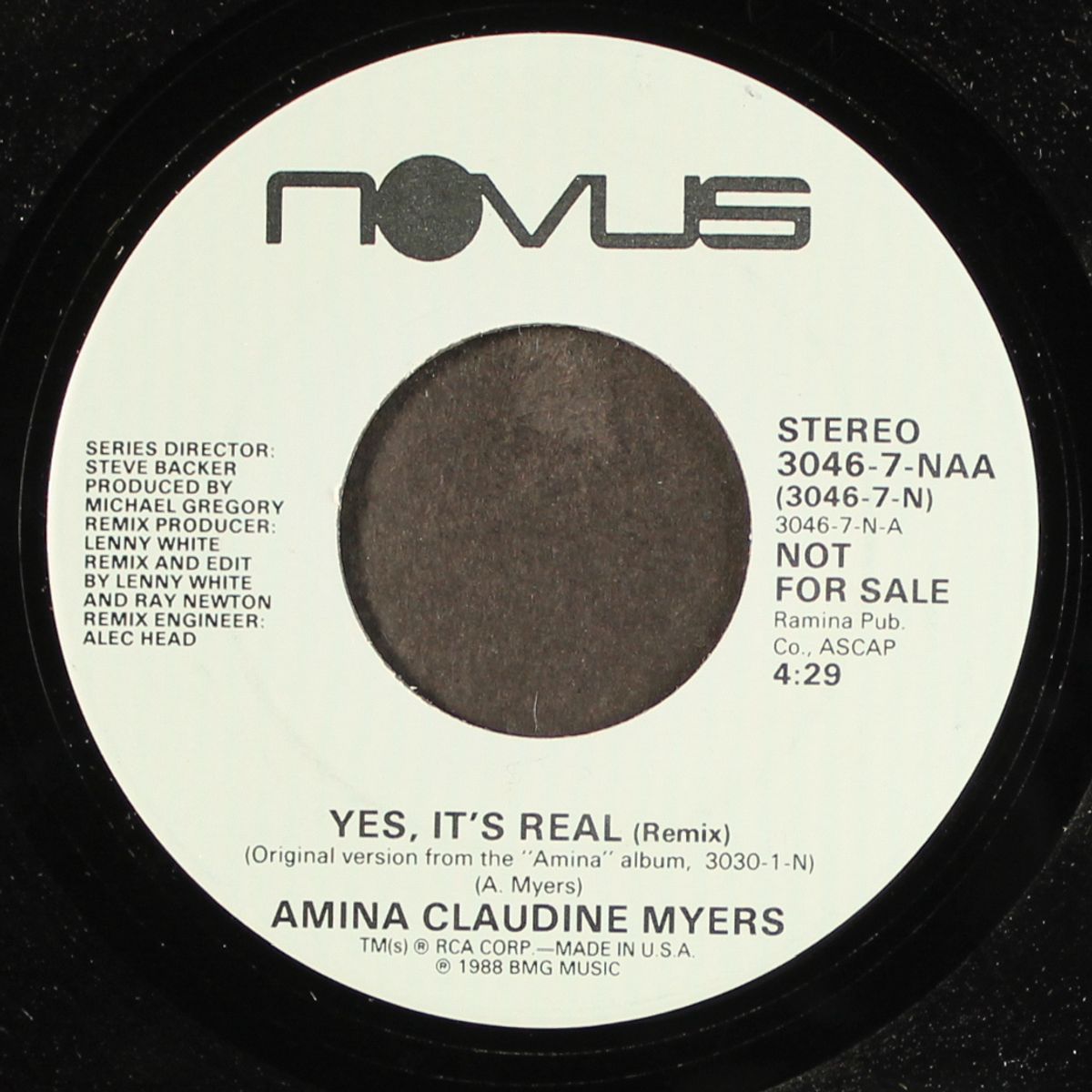 yes, it's real (remix) / same by AMINA CLAUDINE MYERS