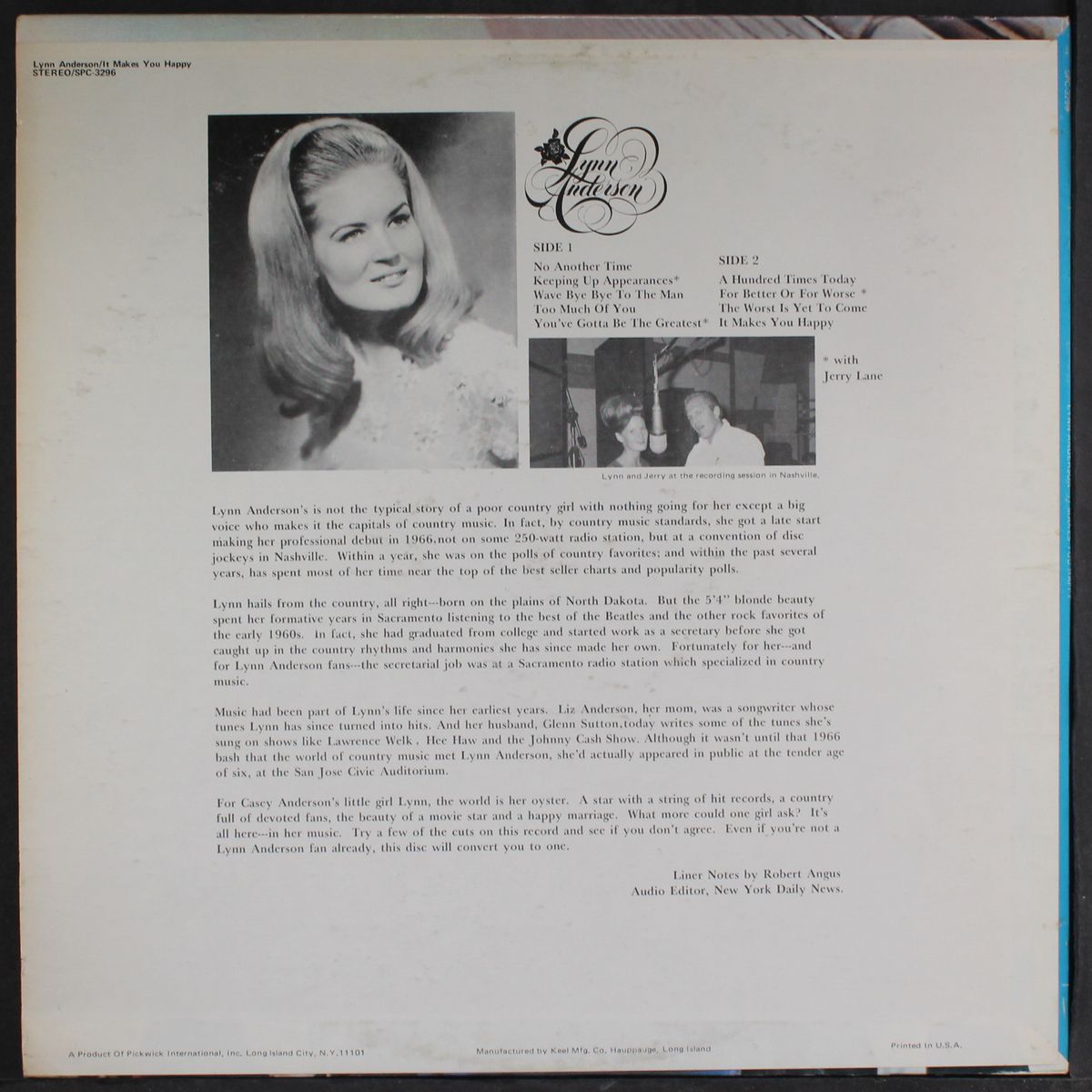 it makes you happy by LYNN ANDERSON