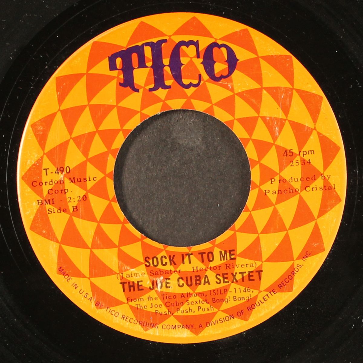 oh yeah! / sock it to me by JOE CUBA