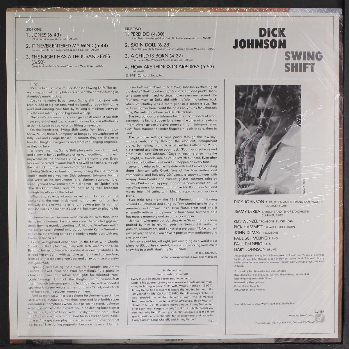 swing shift by DICK JOHNSON