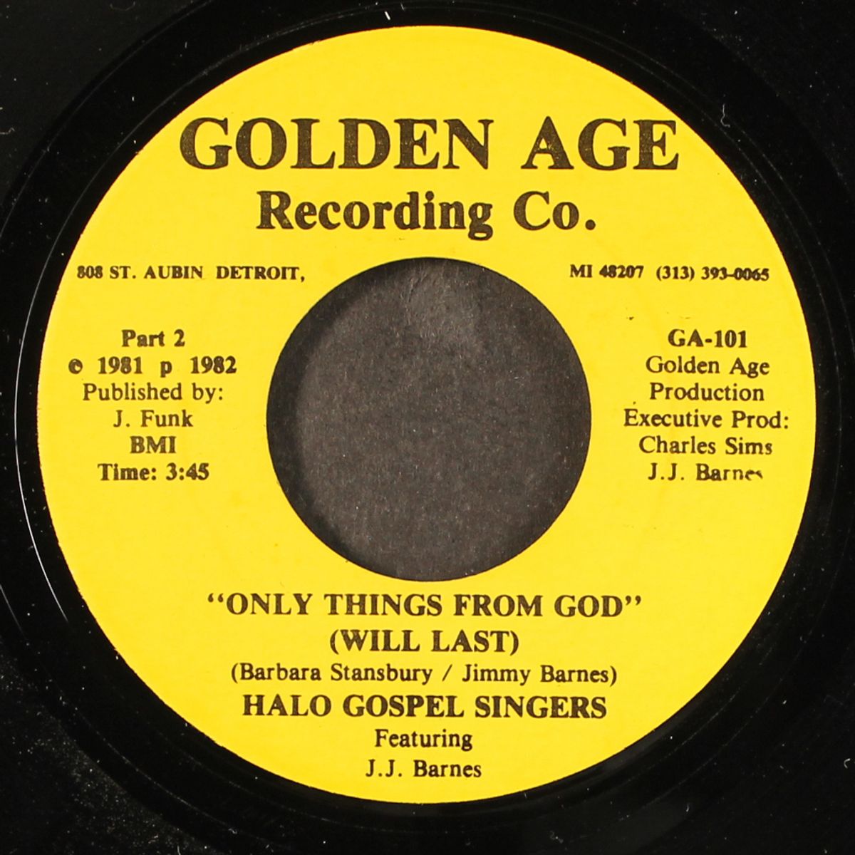 only things from god will last / part 2 by HALO GOSPEL SINGERS