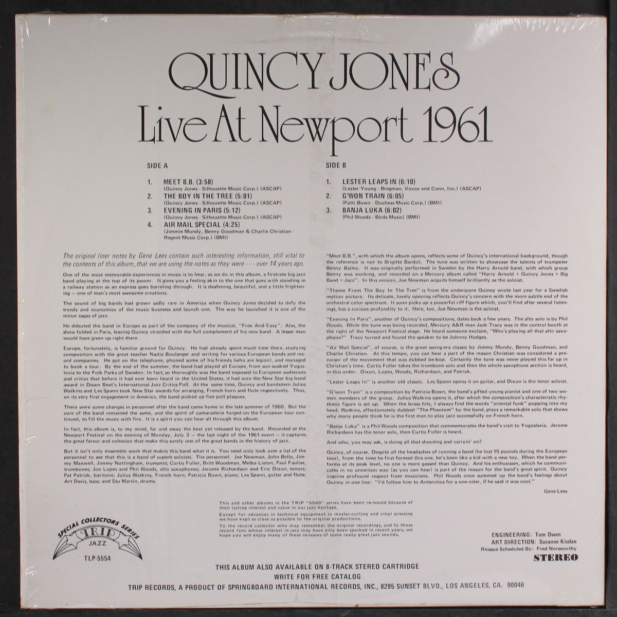 live at newport 1961 by QUINCY JONES