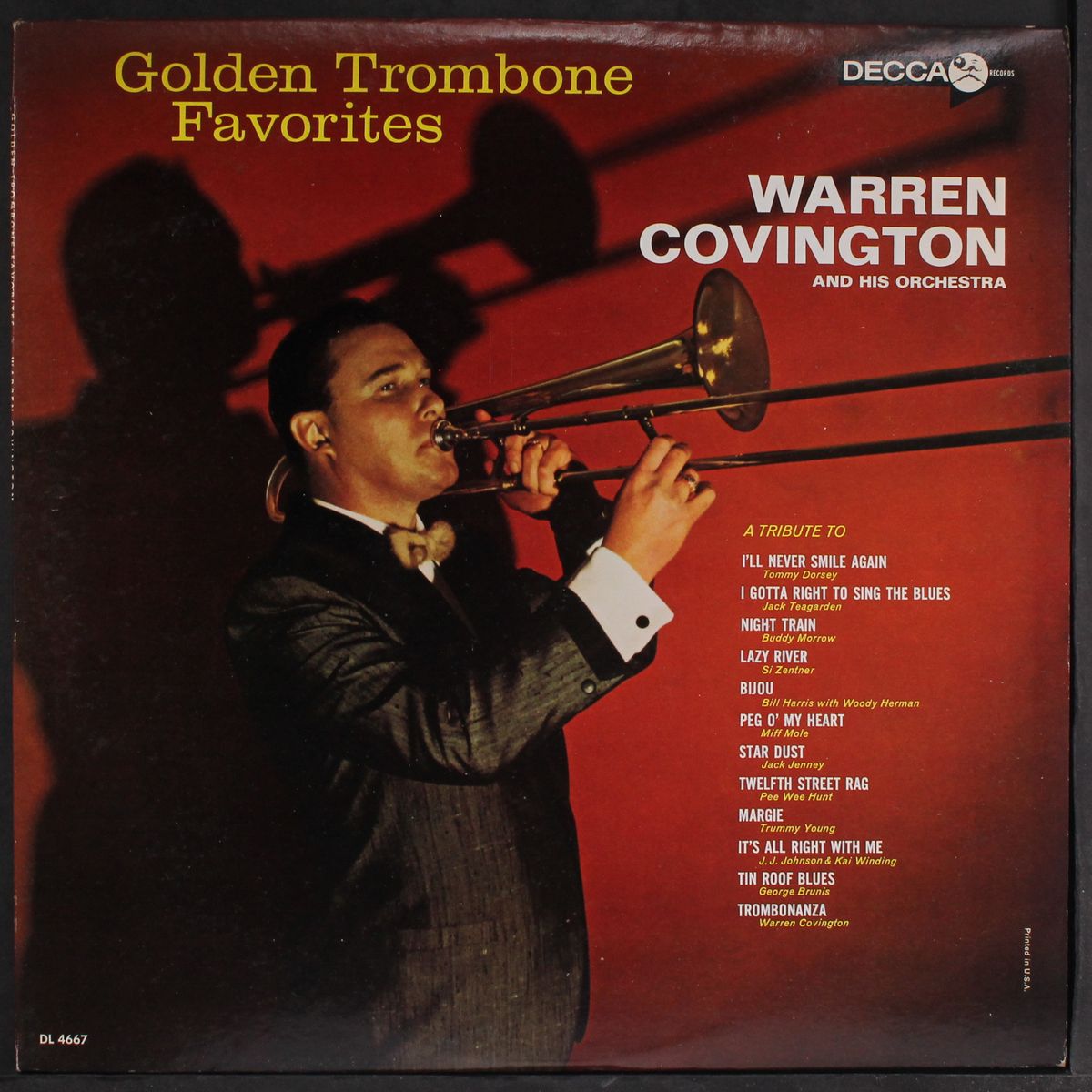 golden trombone favorites by WARREN COVINGTON