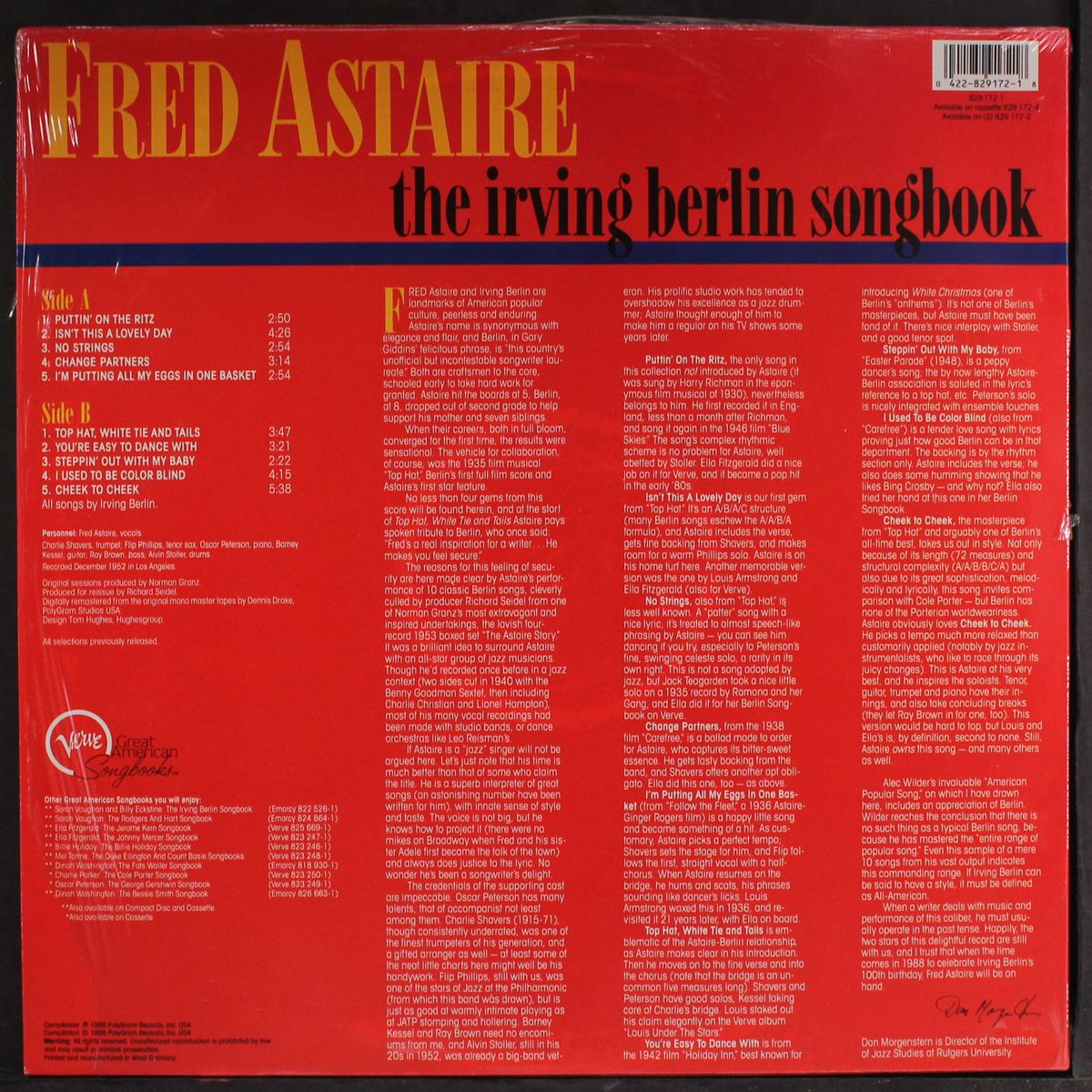 the irving berlin songbook by FRED ASTAIRE